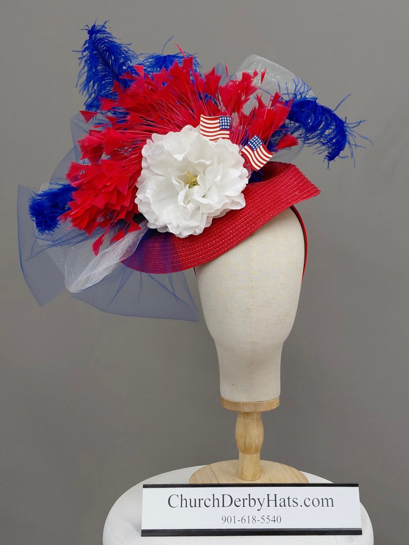 Americana Fascinator Hat