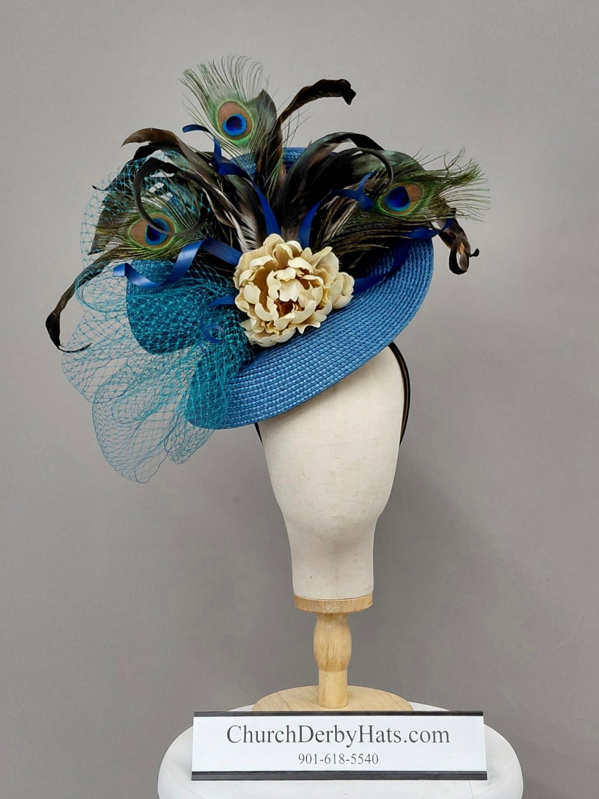 Wingman - Kentucky Derby Fascinator Hat on Headband