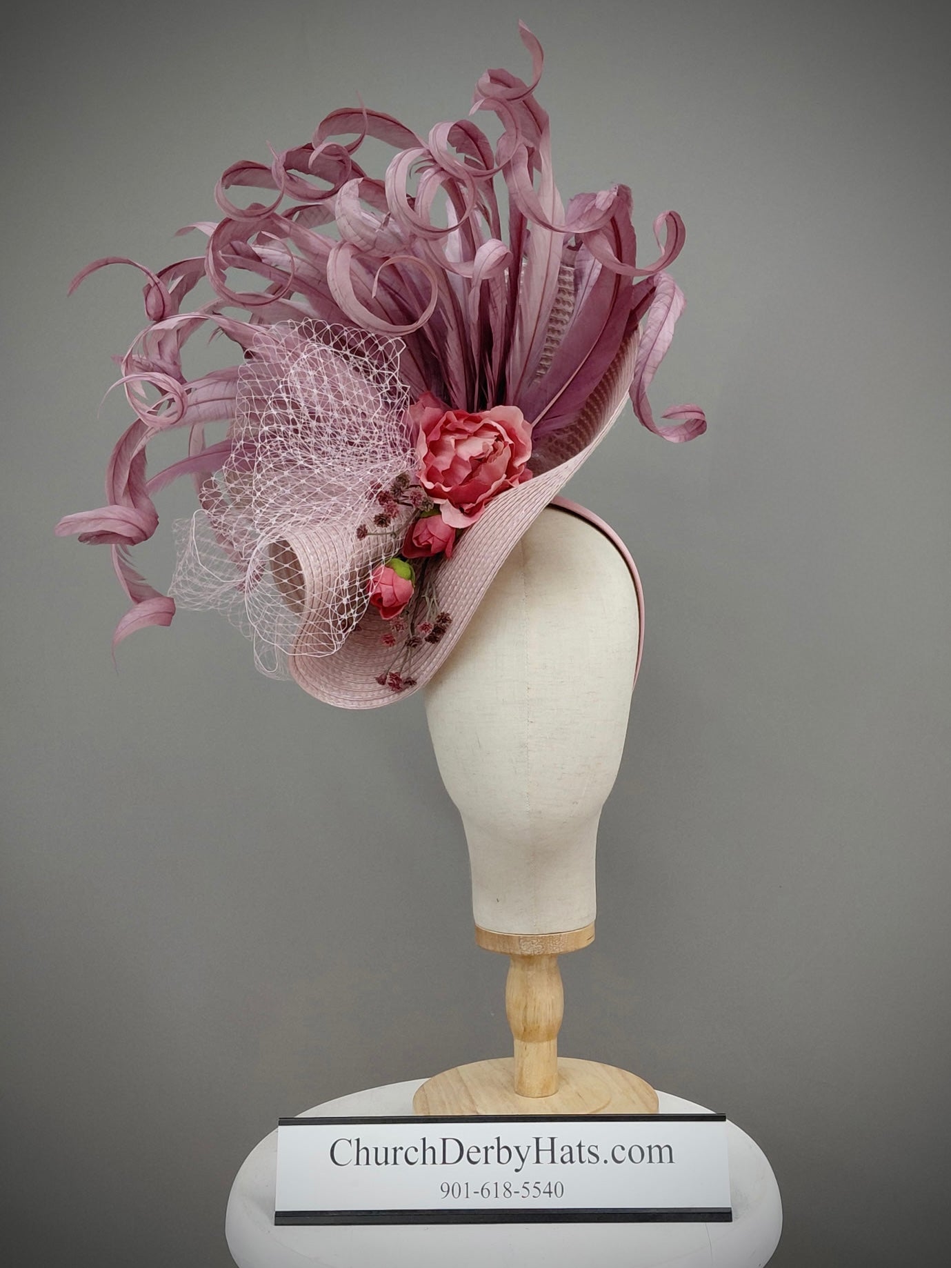 Jessica Fascinator - Church Derby Hat