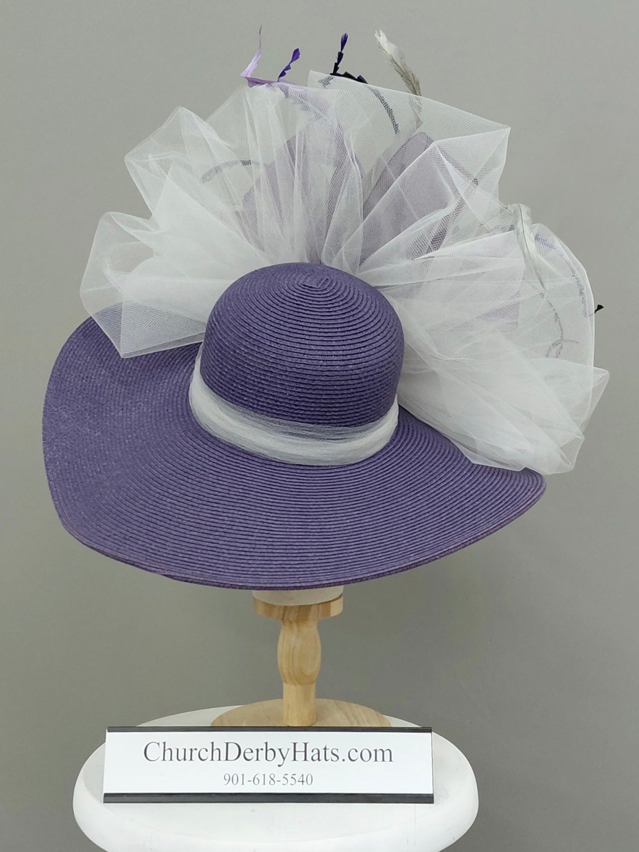 Plum Pretty - Church Hat - Kentucky Derby Hat