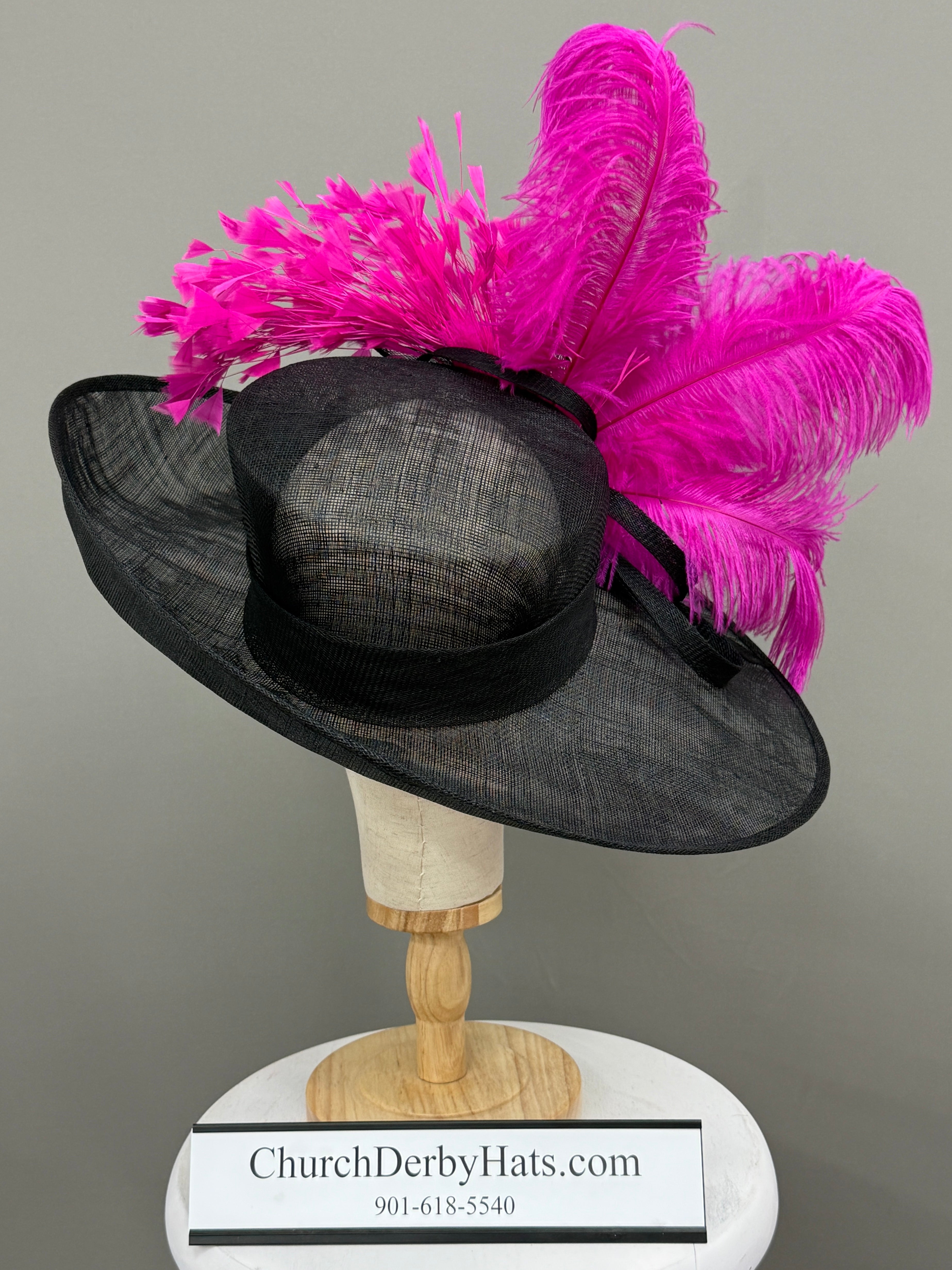 Fuchsia Queen - Kentucky Derby Hat