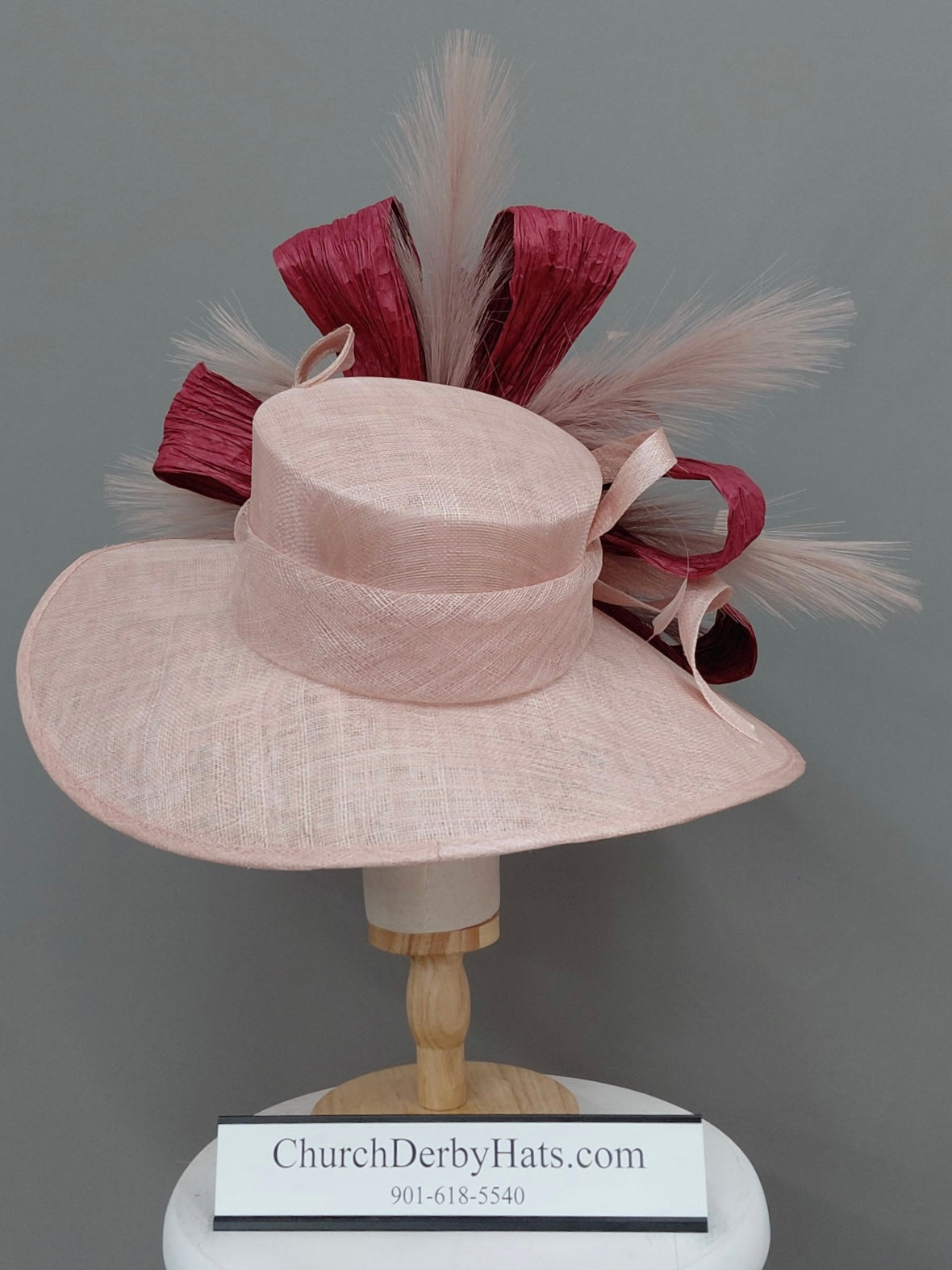 Scarlet Rae - Kentucky Derby Hat - Church Hat