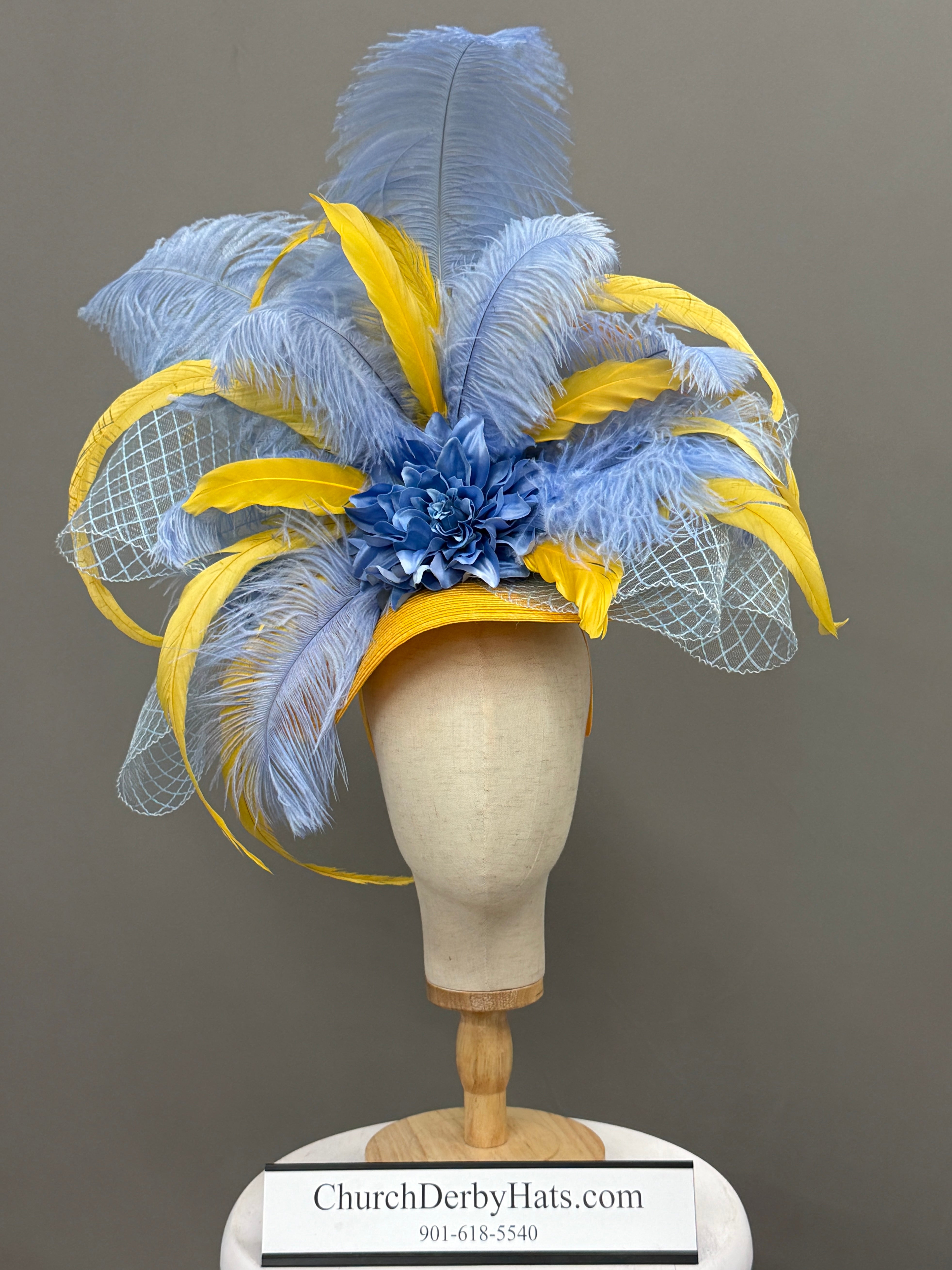 Periwinkle - Kentucky Derby Hat