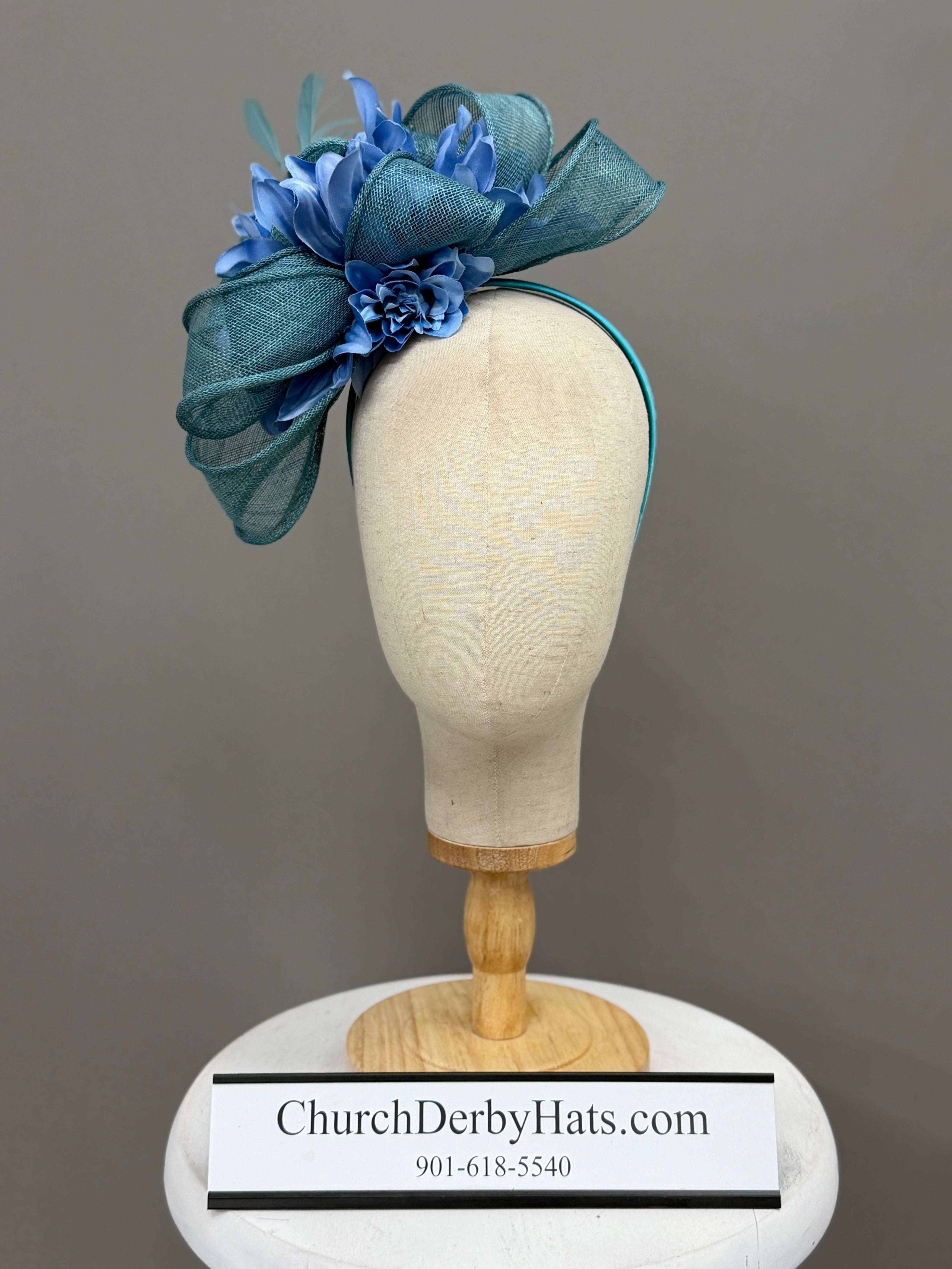 Coco by Vance - Fascinator on Headband - Kentucky Derby Hat - Church Hat