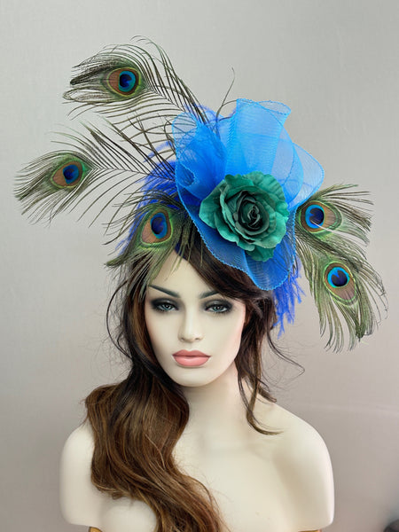 Peacock Fascinator