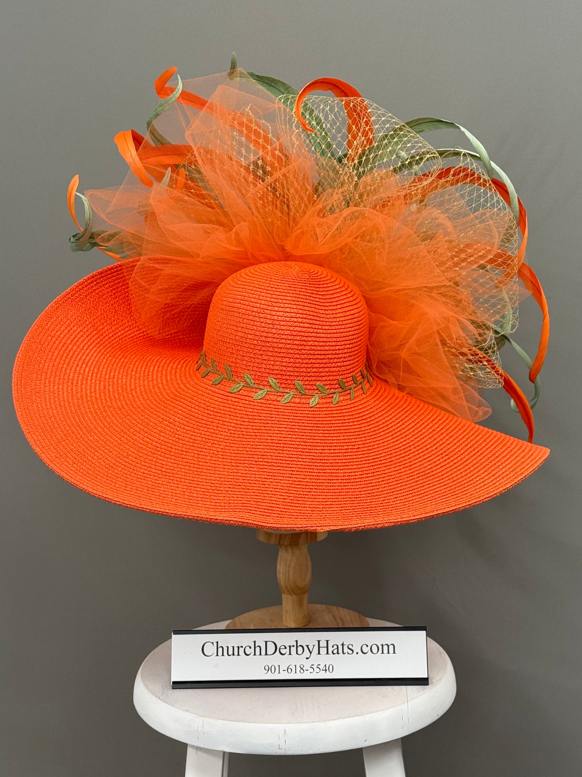 Sage Garden - Kentucky Derby Hat - Breeders Cup Hat - Church Hat