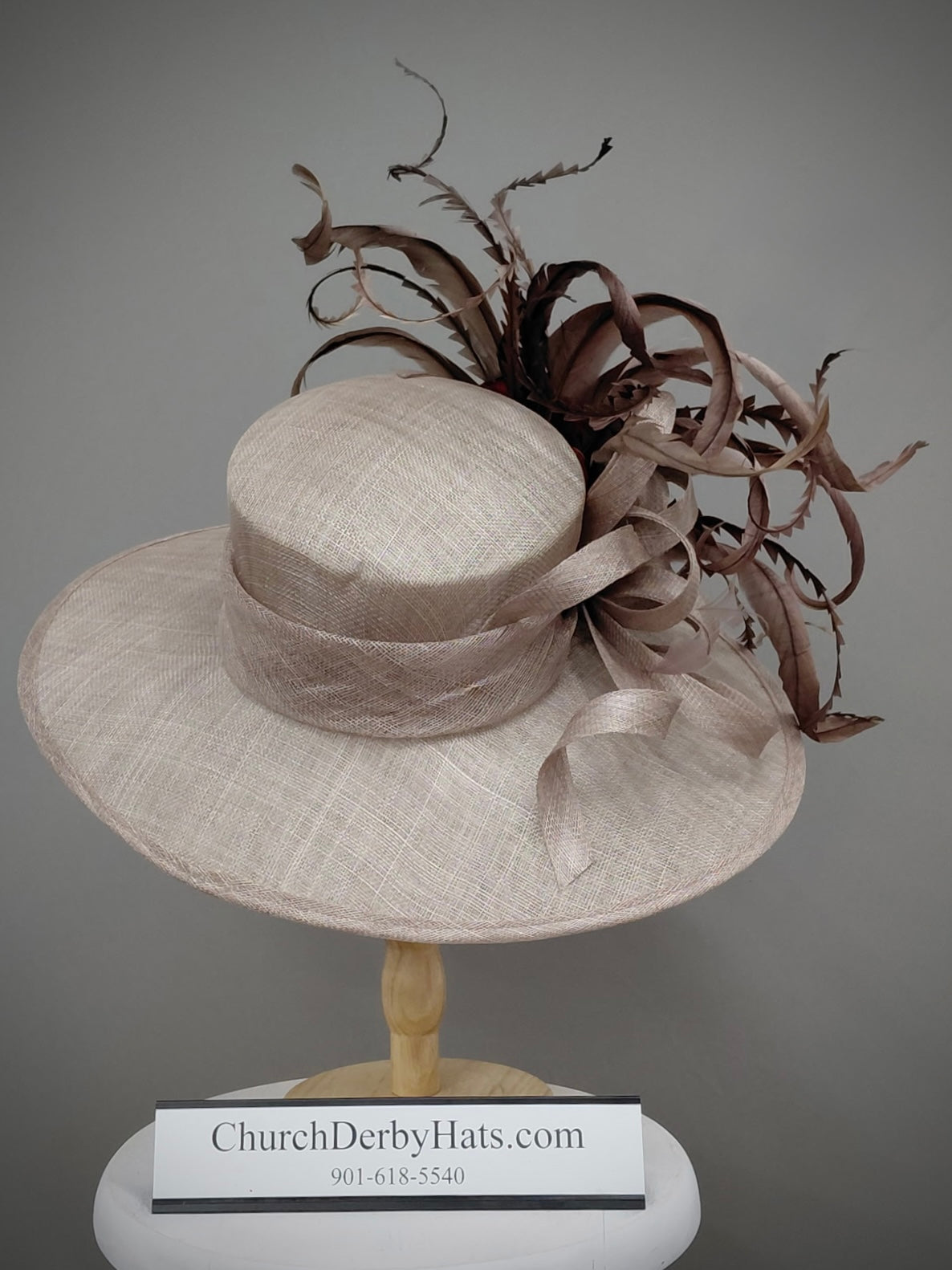 Stephanie - Church Derby Hat