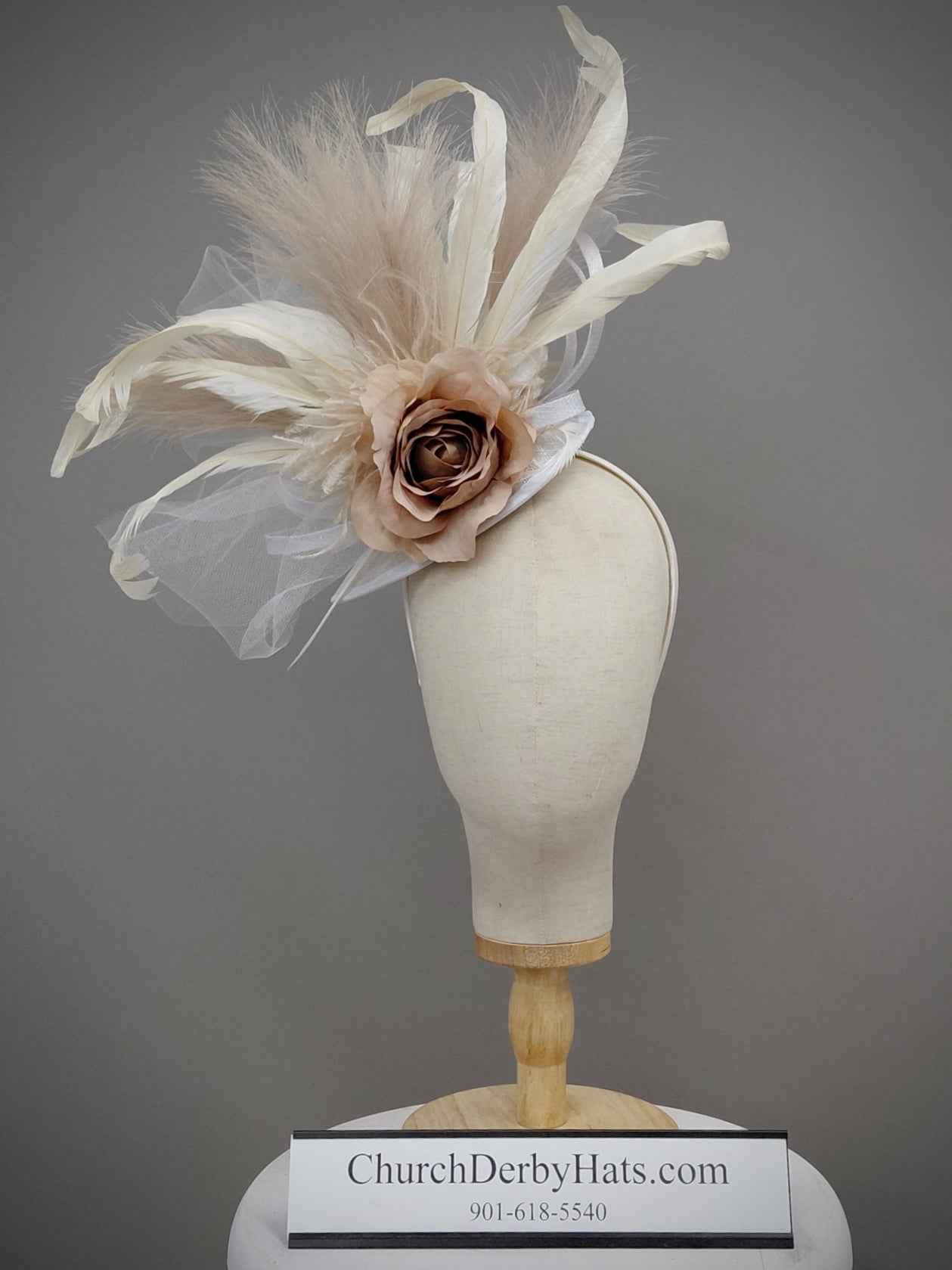 Pierre - Church Derby Fascinator Hat