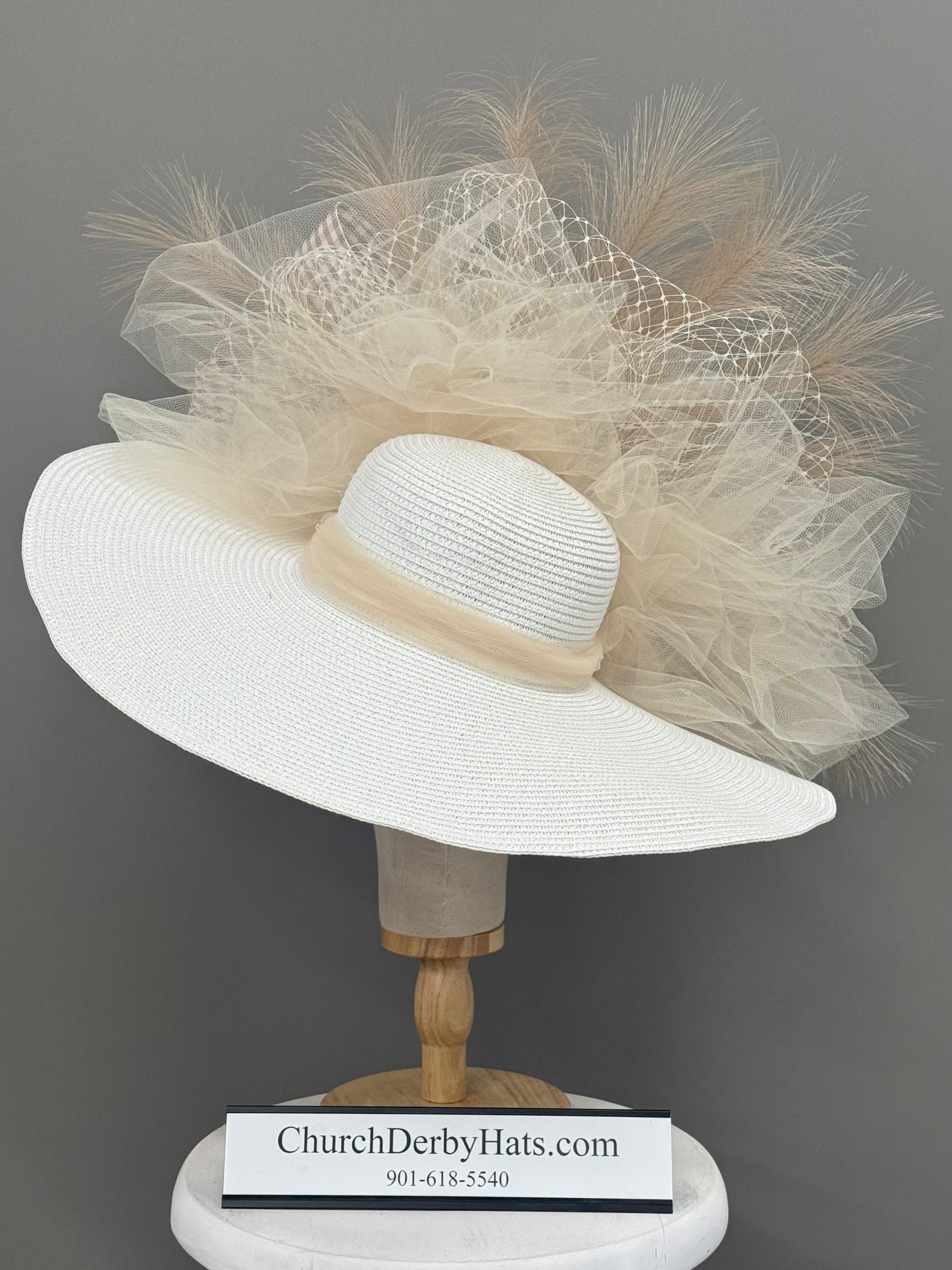 Sasha - Kentucky Derby Hat - Church Hat