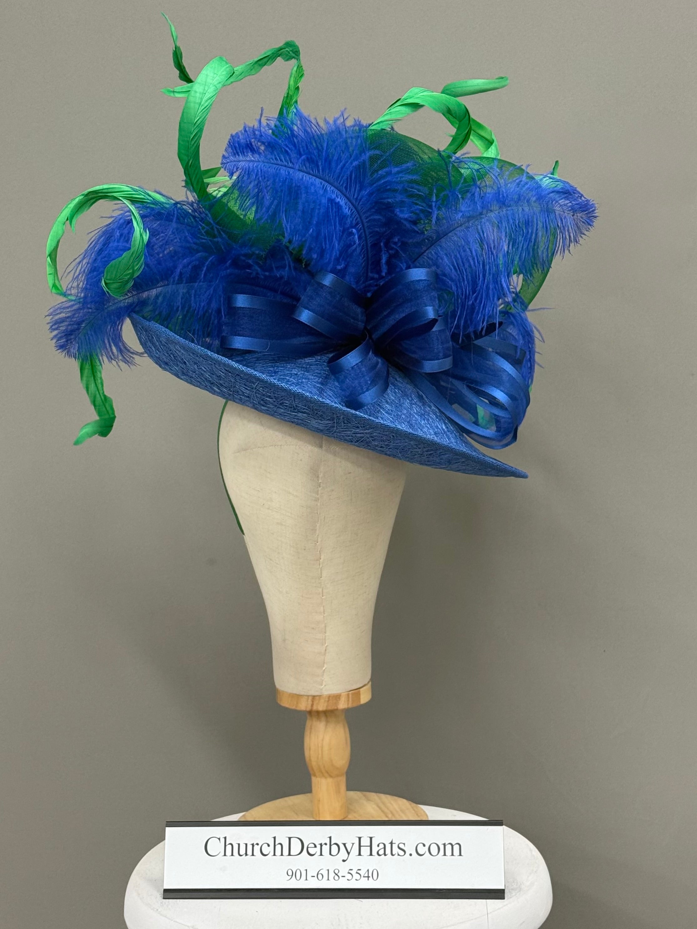Sarah Leigh Fascinator on Headband - Kentucky Derby Hat
