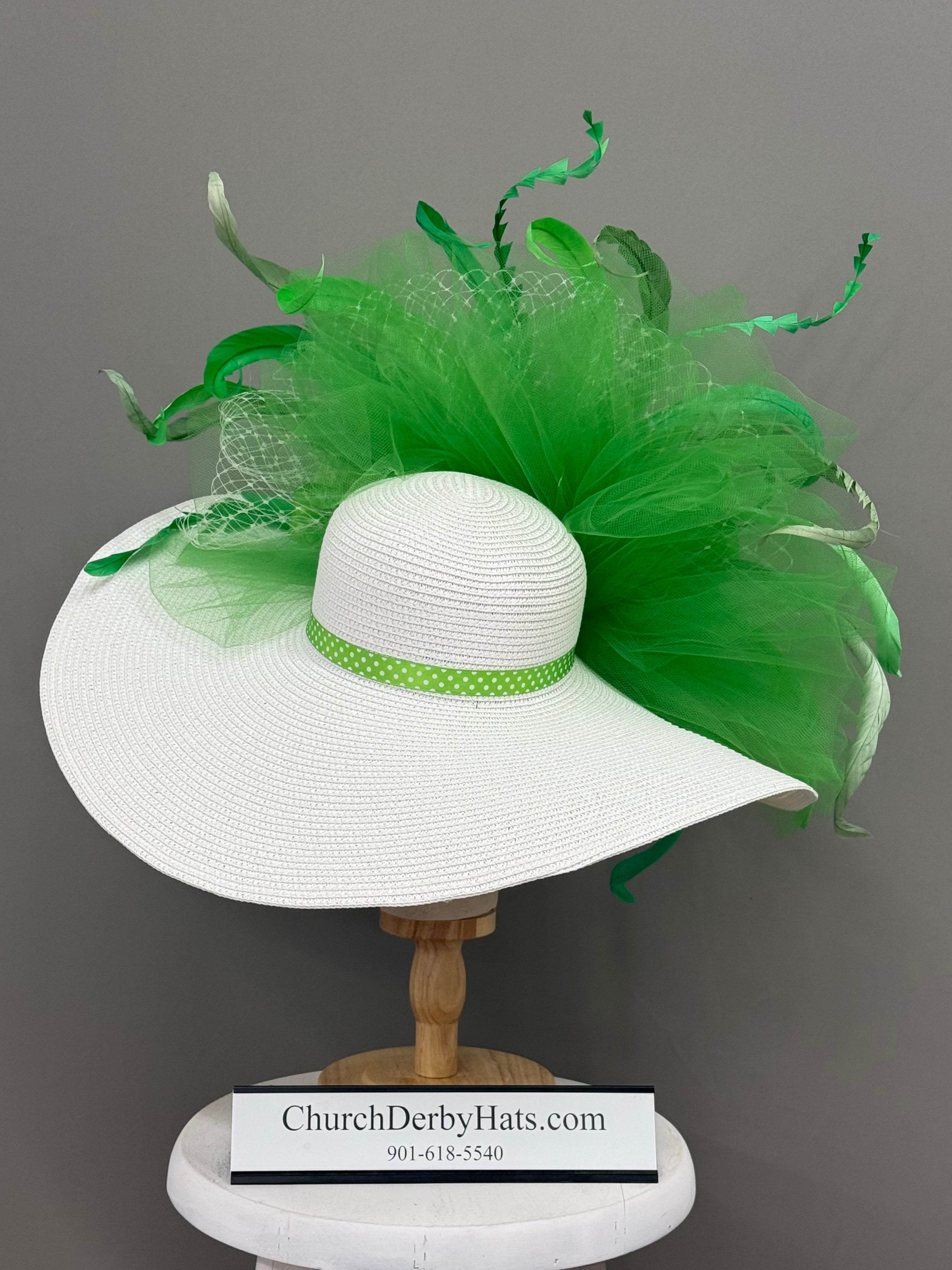 Lucky - Kentucky Derby Hat - Church Derby Hat