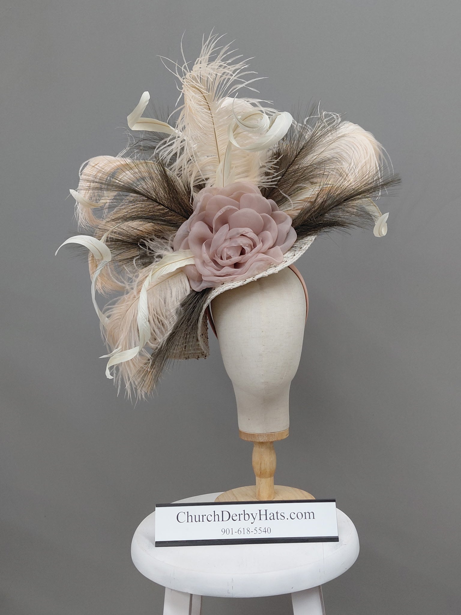 Dusty Blush - Kentucky Derby Hat