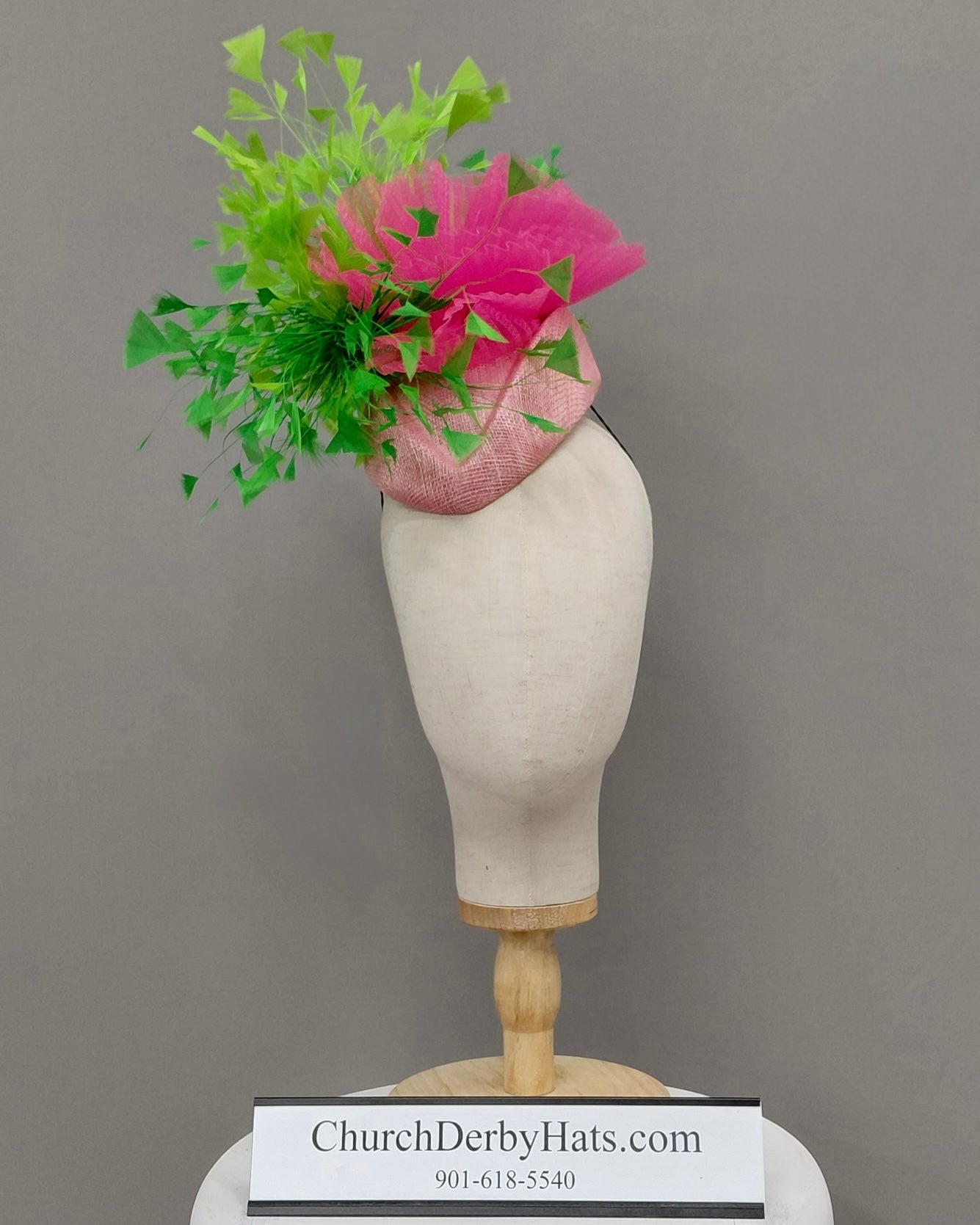 Martha Fascinator on Stretch-cord