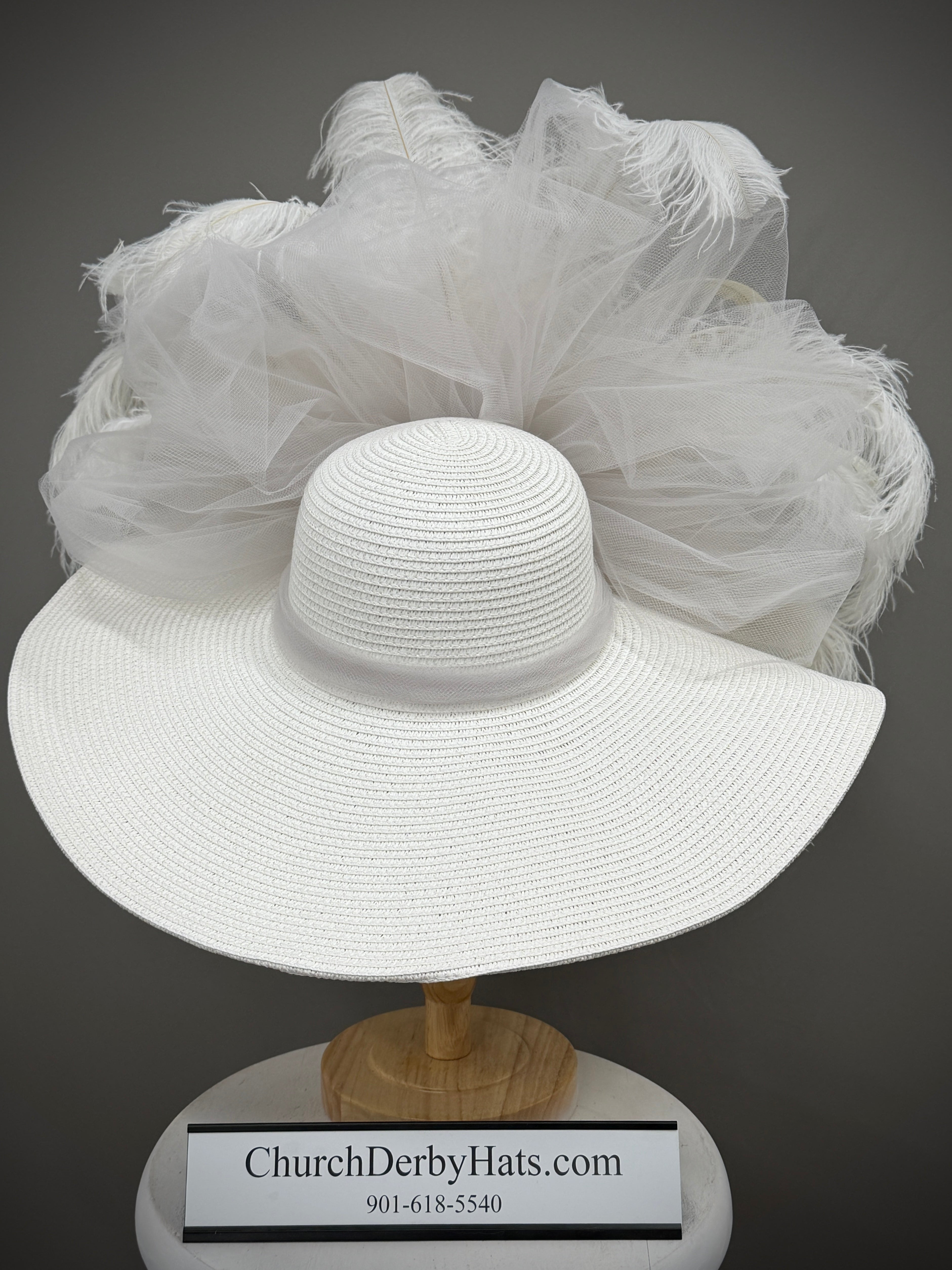 Queenie - Church Derby Hat