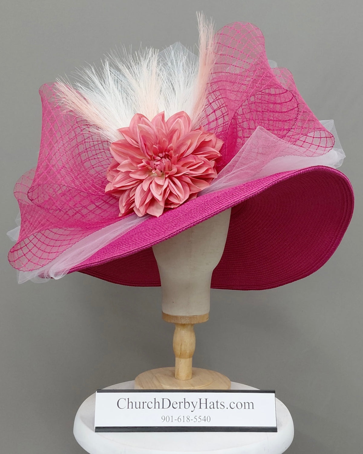 Bend and Snap  - Kentucky Derby Hat - Church Hat