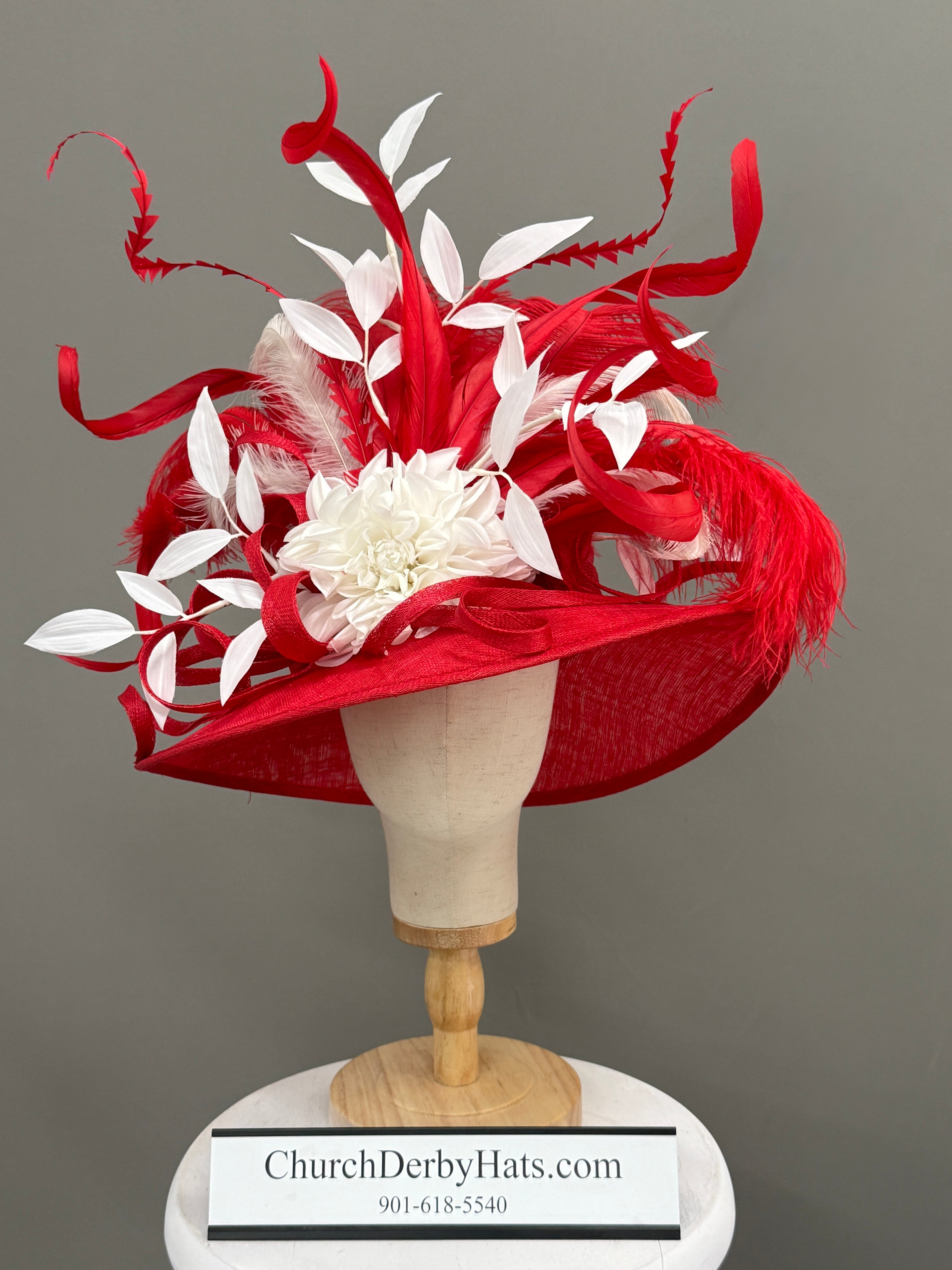 Ginger White - Church Derby Hat
