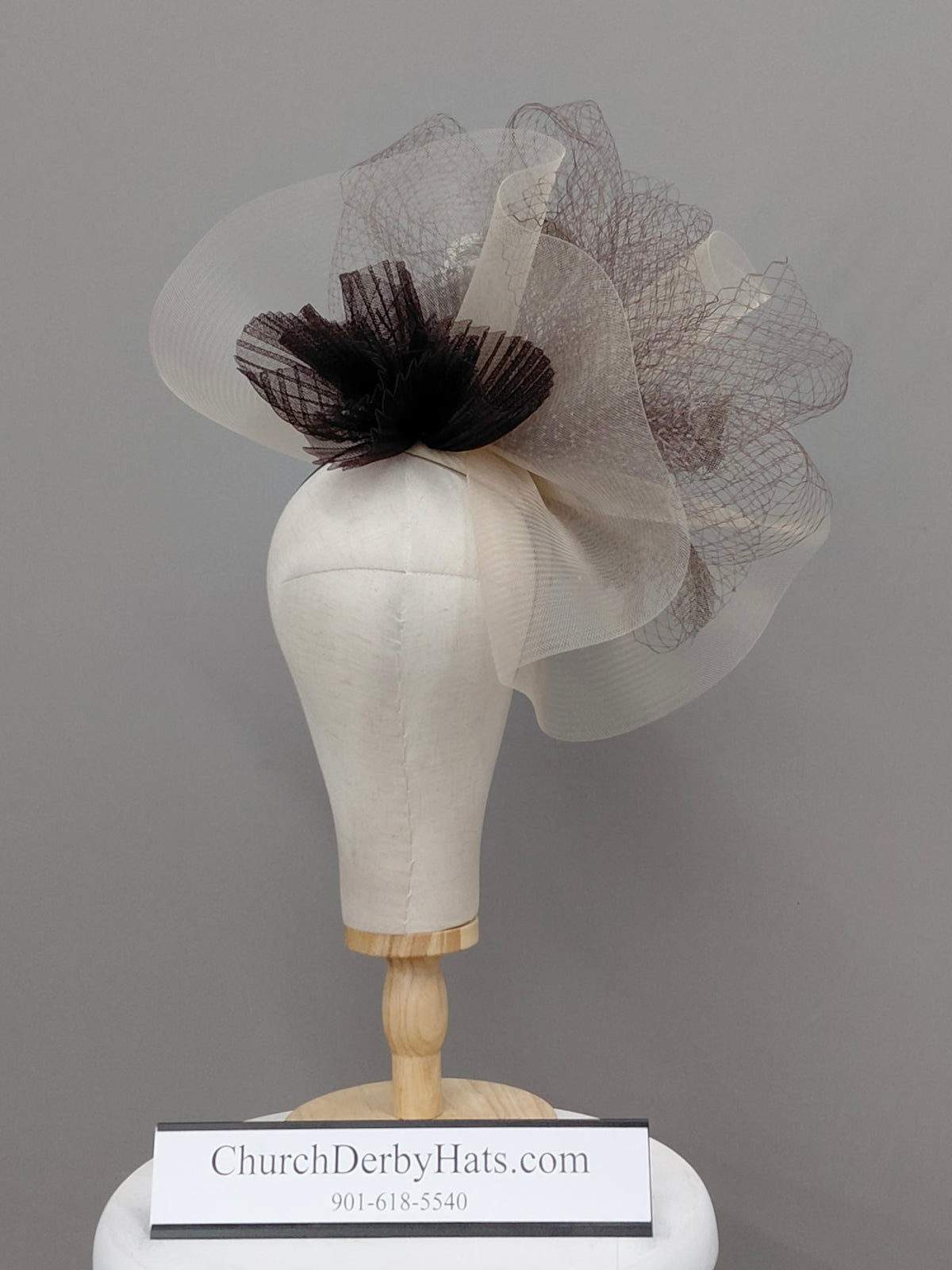 Brandy Fascinator - Kentucky Derby Hat on Headband