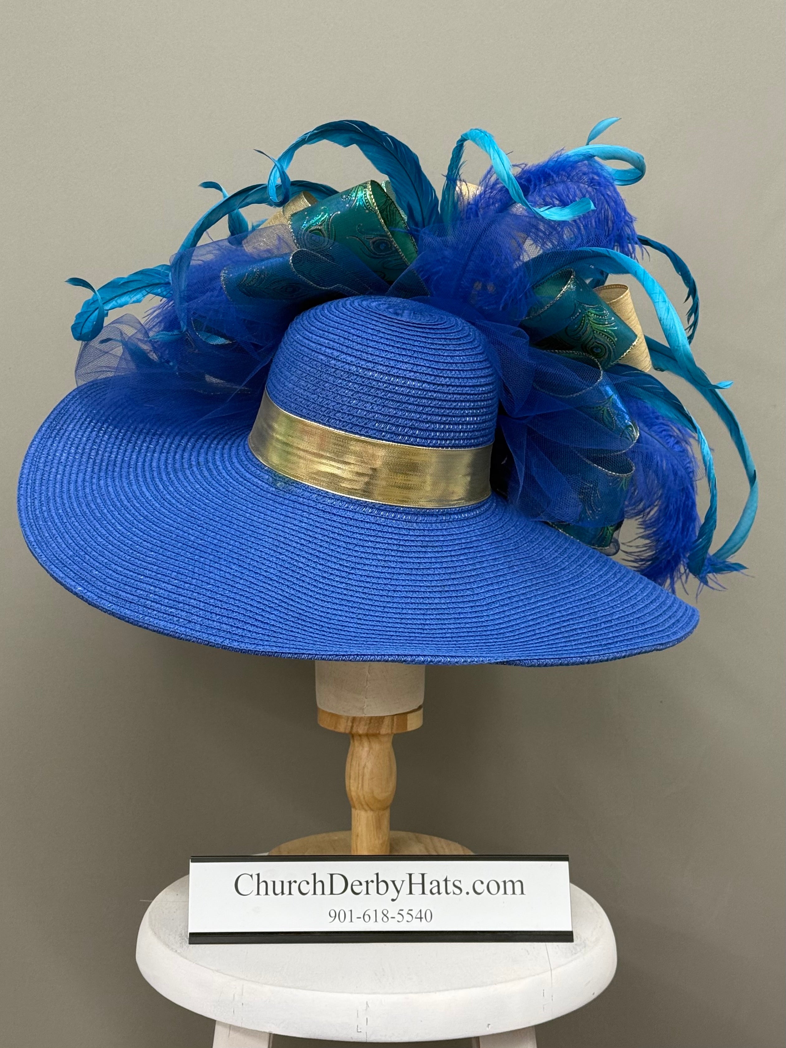 Jewel Tone - Kentucky Derby Hat - Church Hat