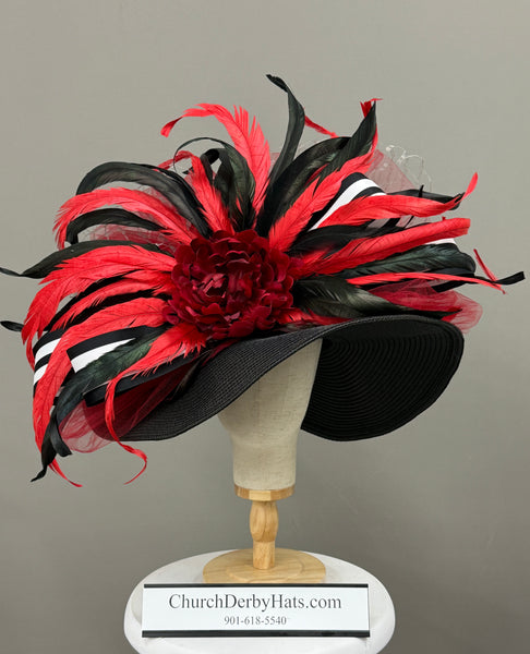 Classic Derby Red White Black
