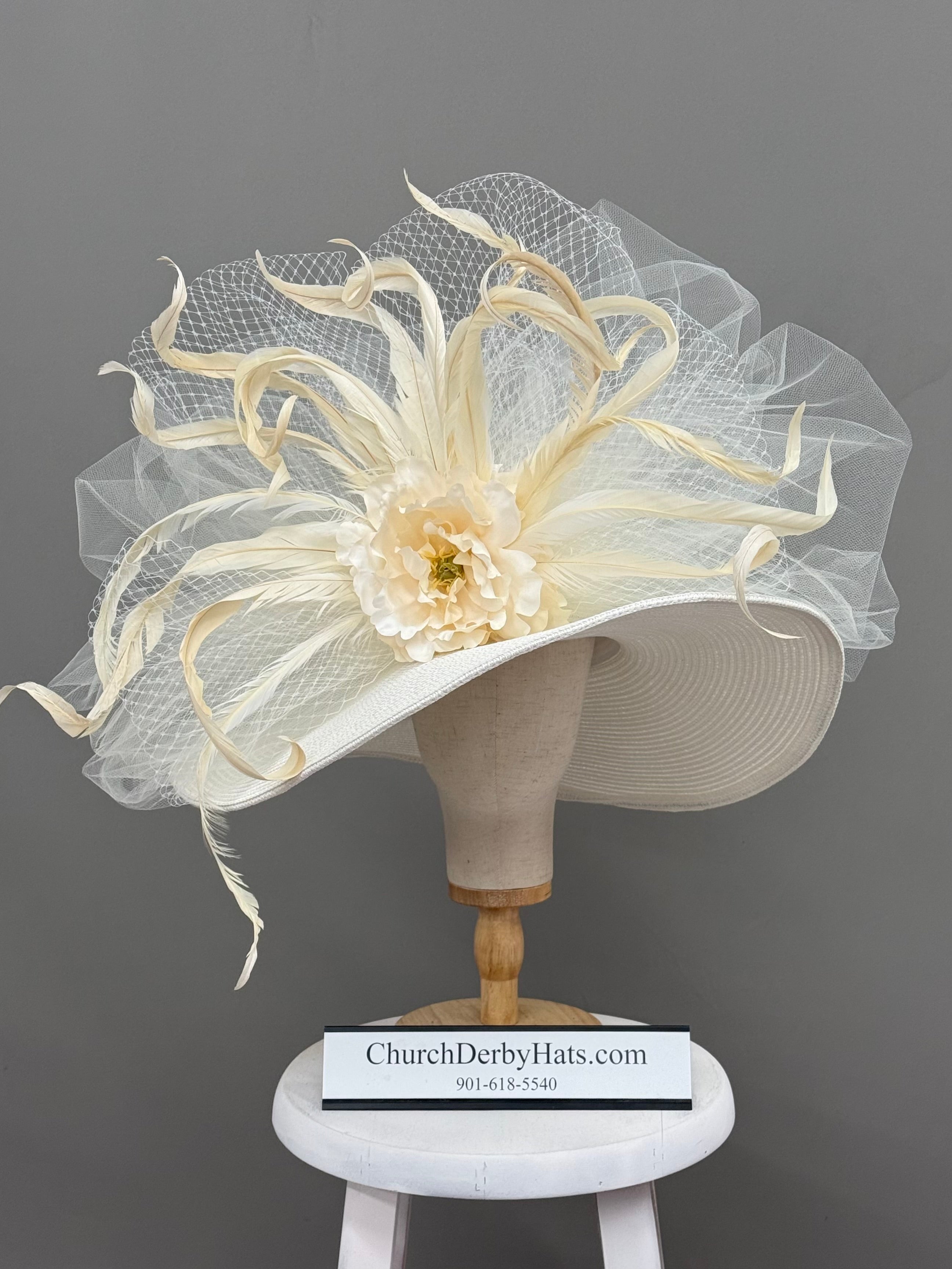 Vanilla - Kentucky Derby Hat