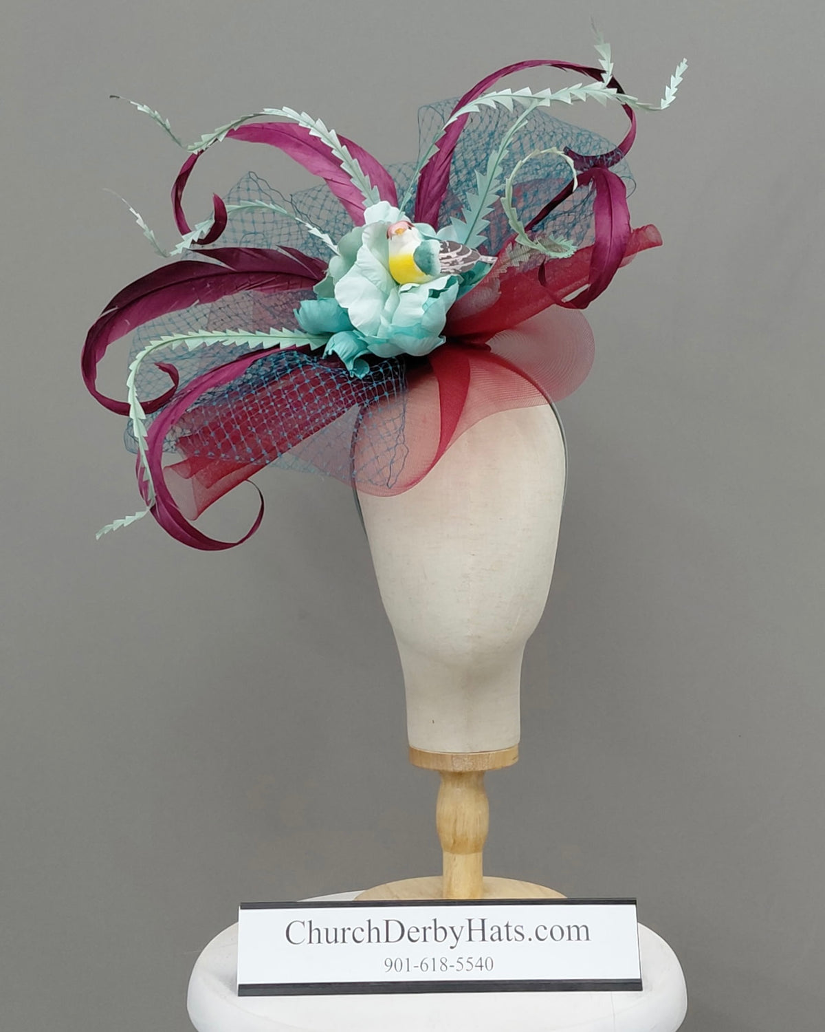 Jazmine Fascinator on Headband