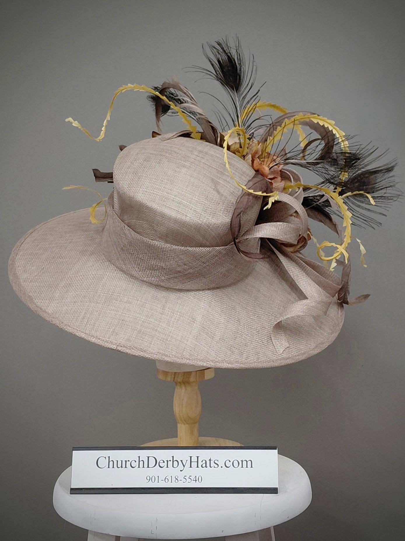 Dallas - Sinamay Couture Millinery Hat