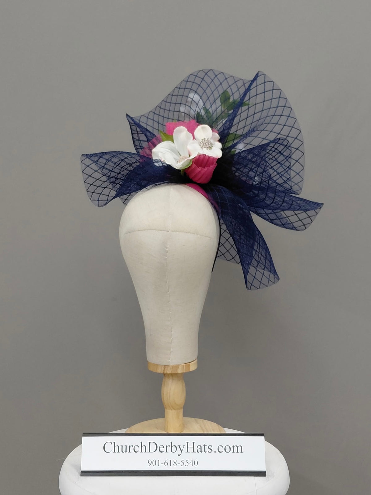 Samantha Fascinator on Headband