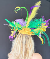 Mardi Gras Fascinator by Vance