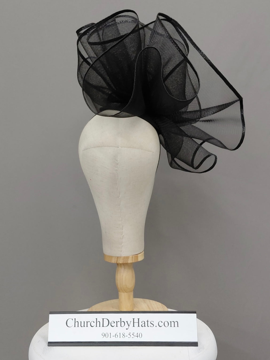 Vogue Black Fascinator on Headband