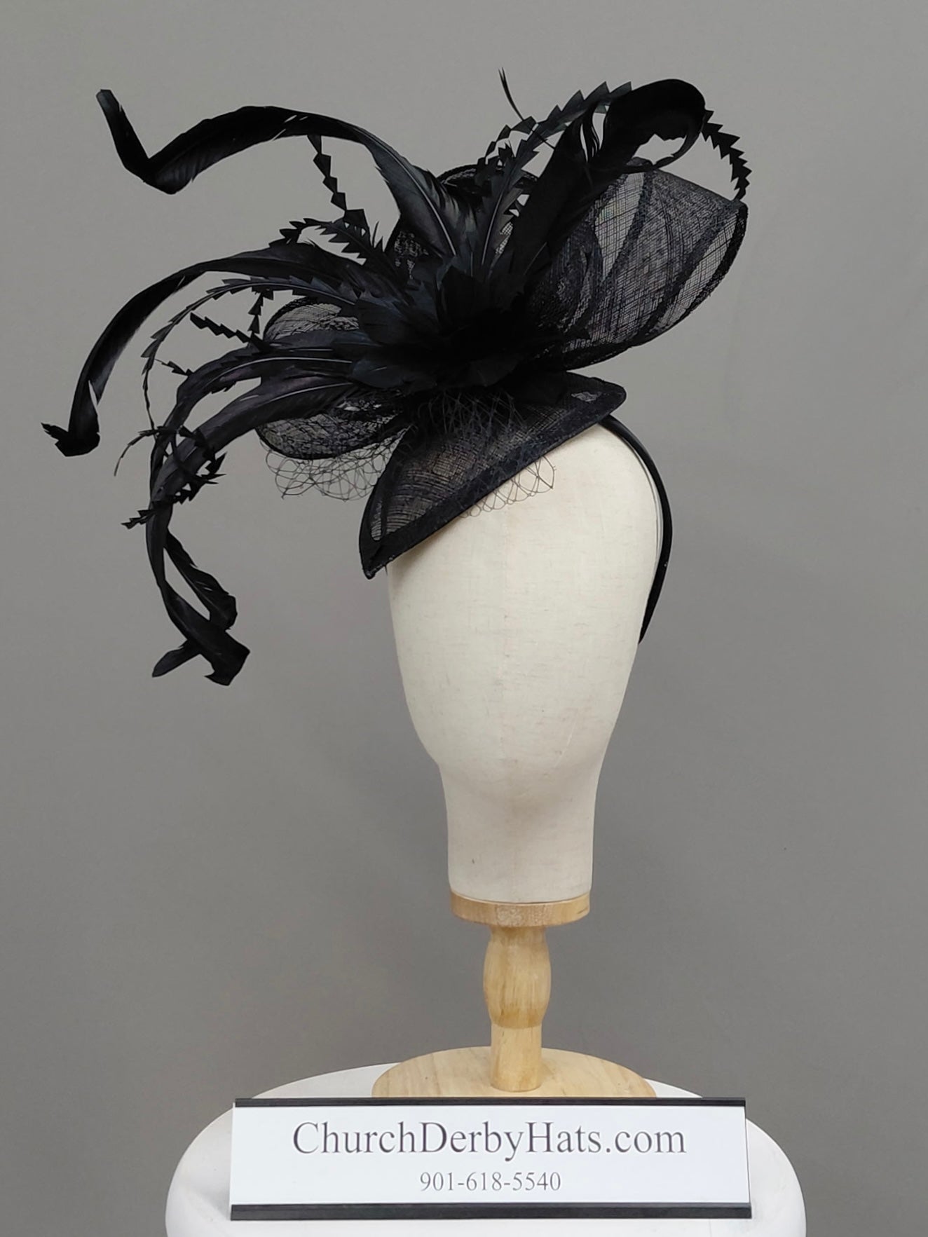 Black Widow Fascinator