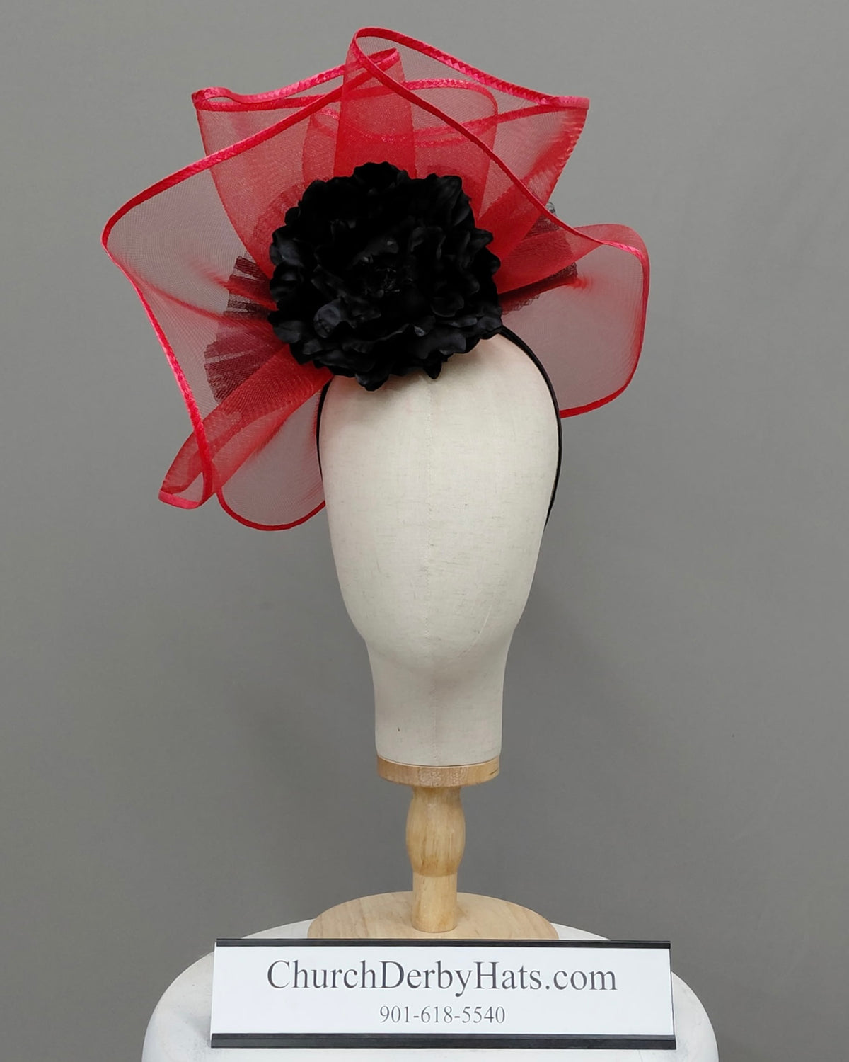 Jerra - Kentucky Derby Hat Fascinator on Headband