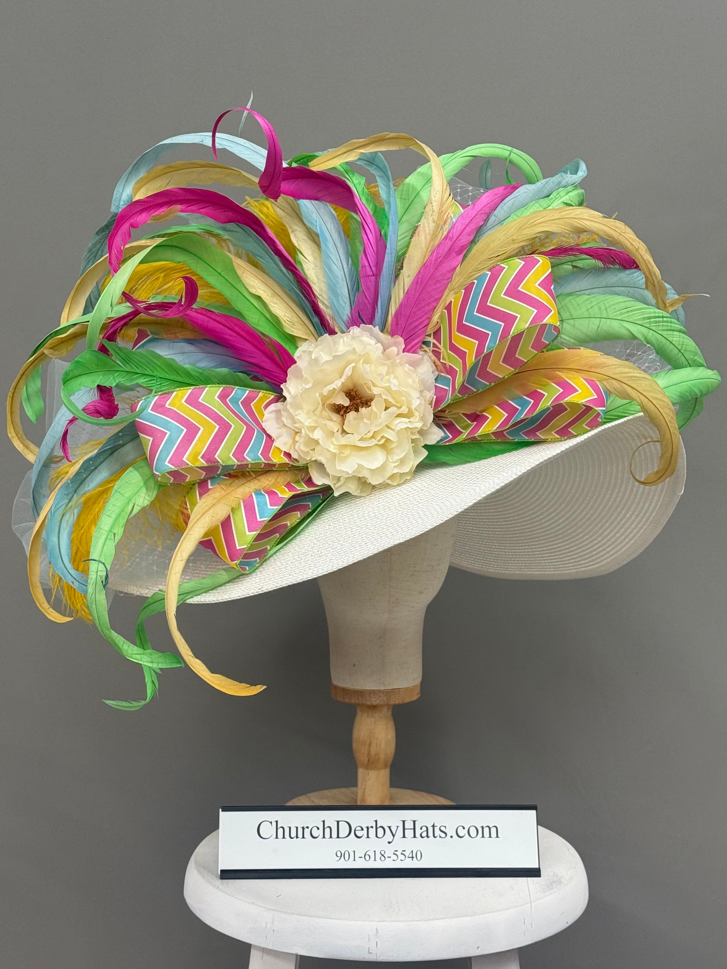 Color Me Beautiful - Kentucky Derby Hat - Church Hat