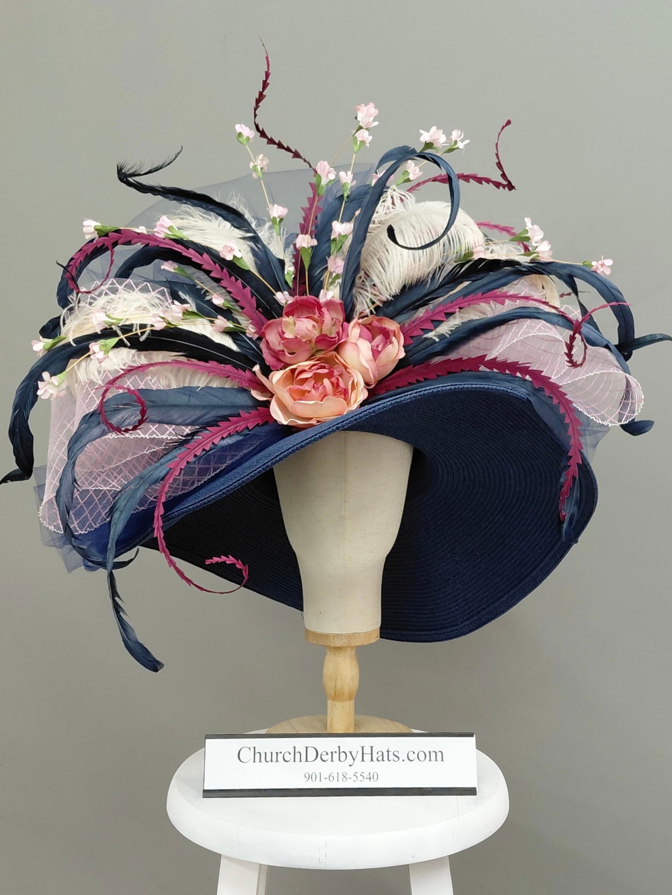 Night Garden - Kentucky Derby Hat