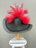 Classic Derby Red Black Silver