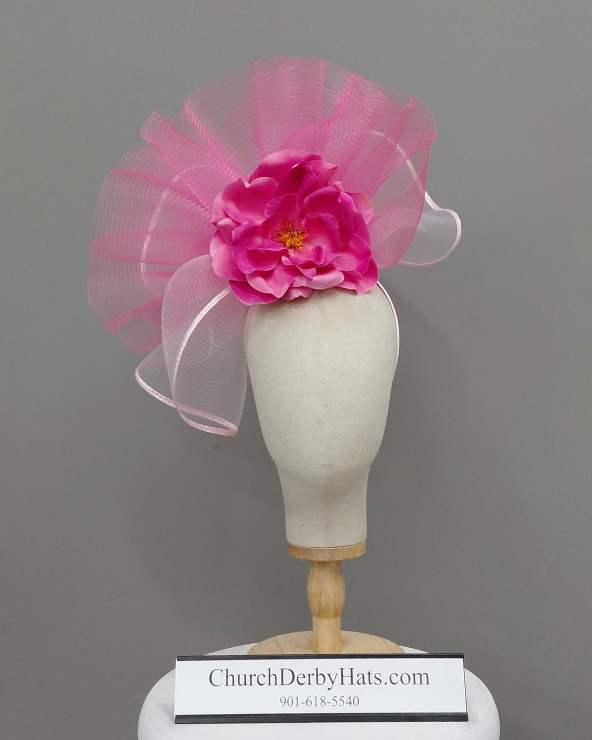 Miss Loris - Kentucky Derby Fascinator Hat on Headband