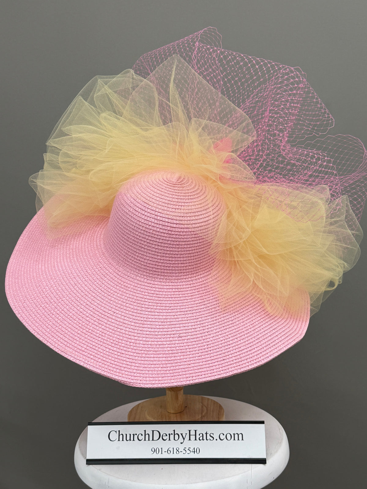 Pink Butterfly - Kentucky Derby Hat display picture 1
