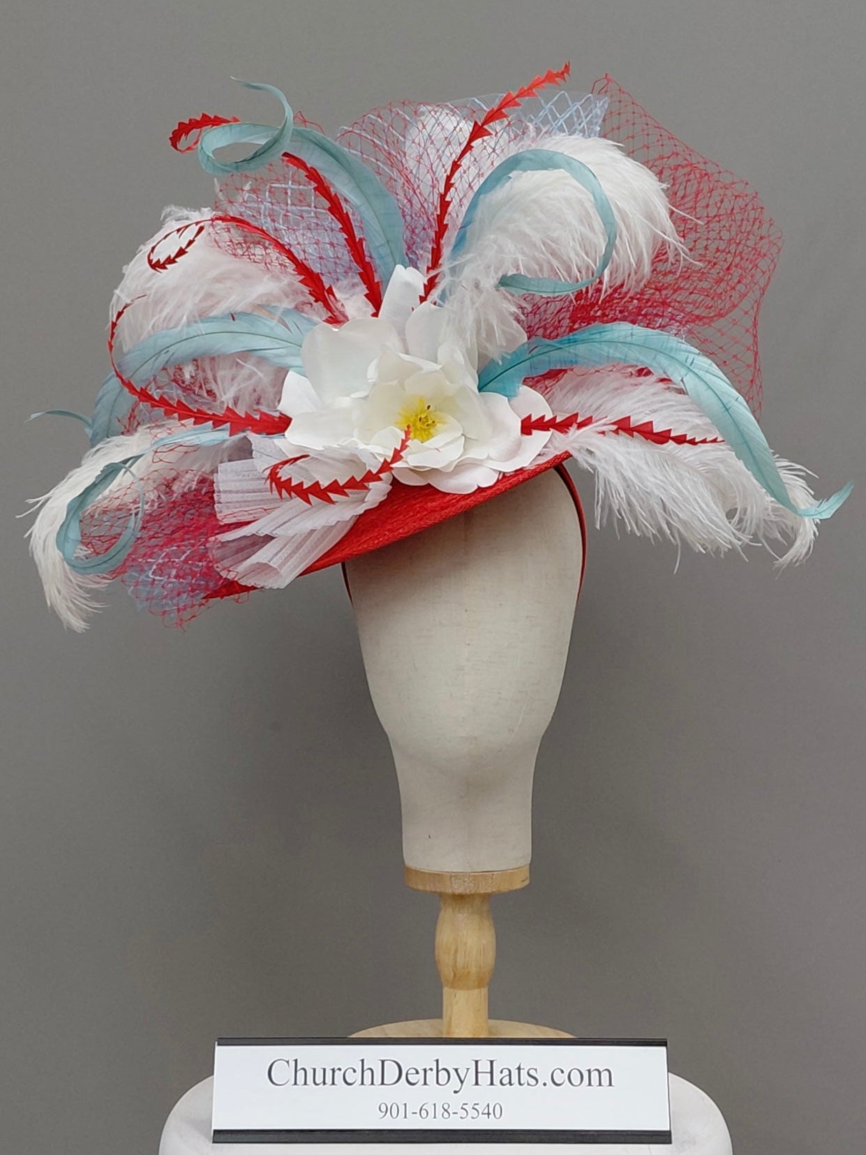 Betsy Kentucky Derby Fascinator on Headband