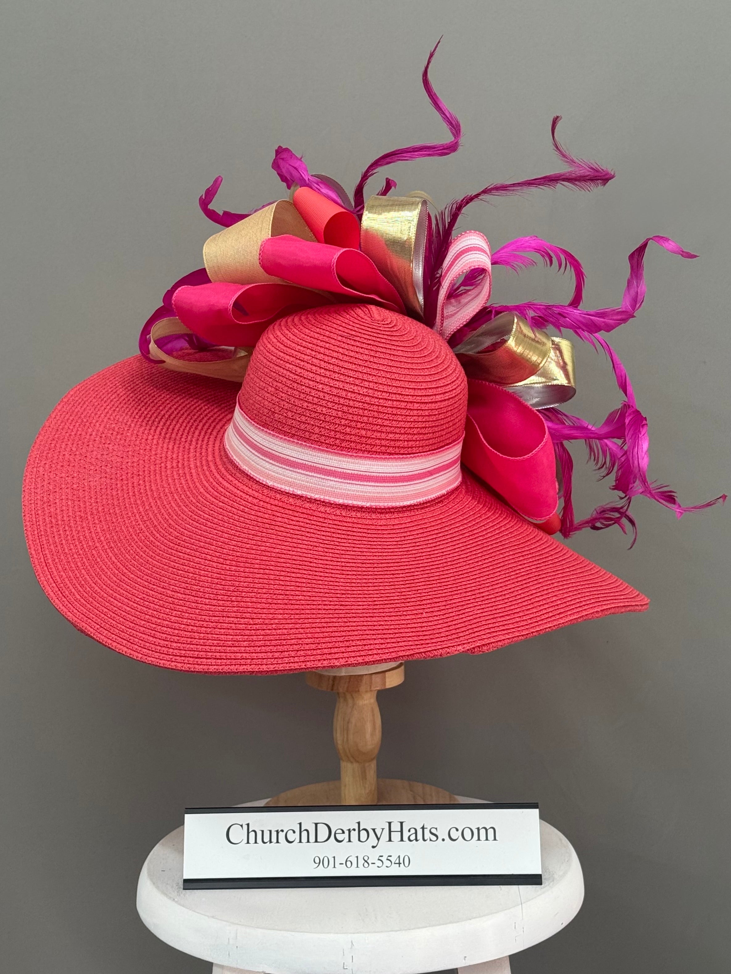 Dolly 🦋 - Kentucky Derby Hat - Church Hat