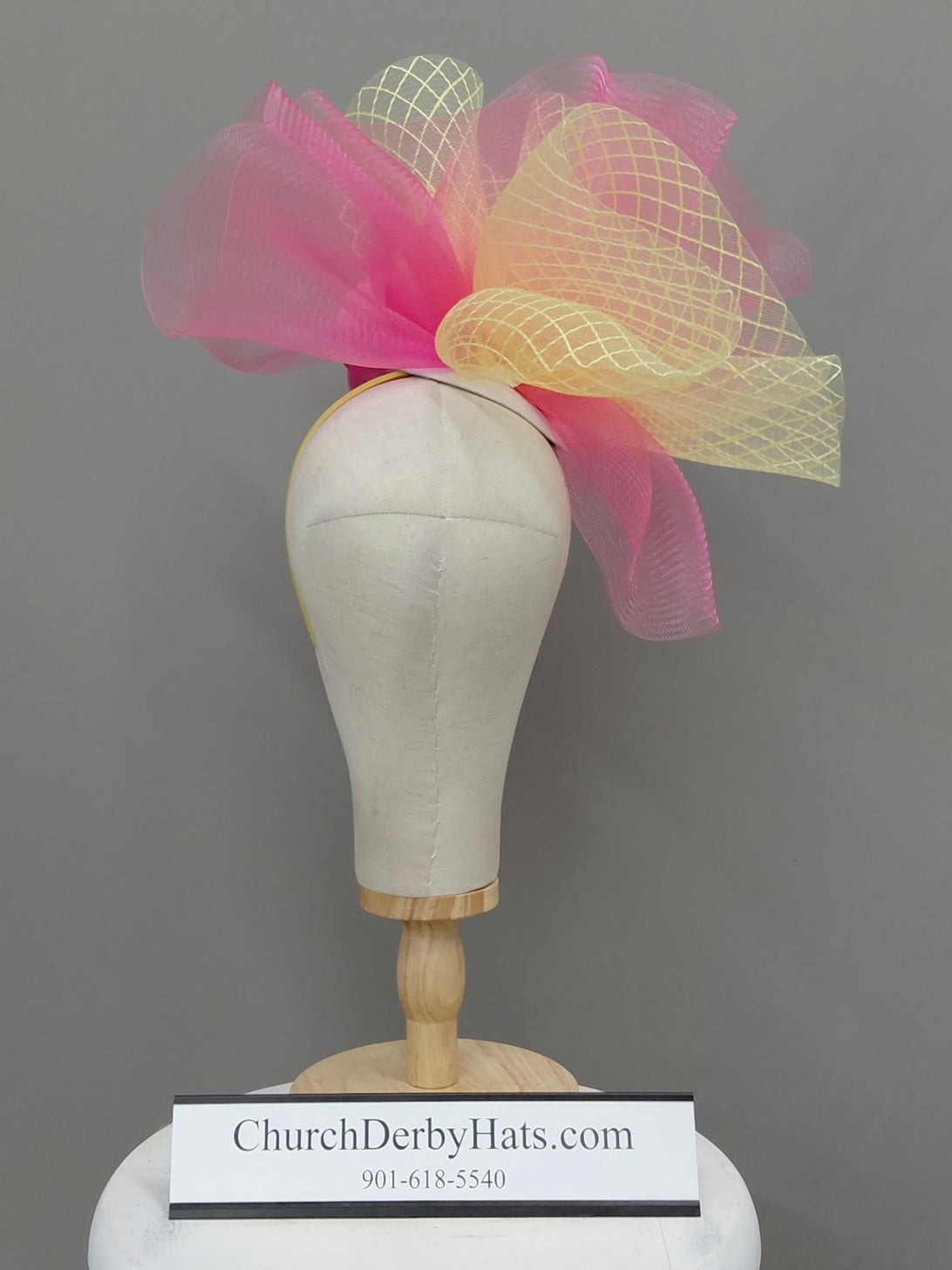 Carol - Kentucky Derby Fascinator on headband