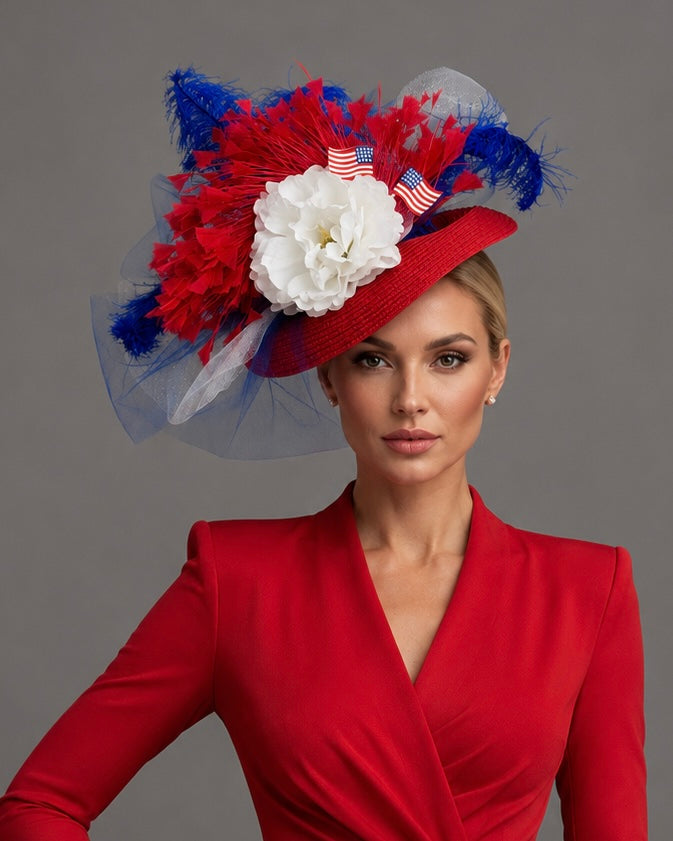 Americana Fascinator Hat