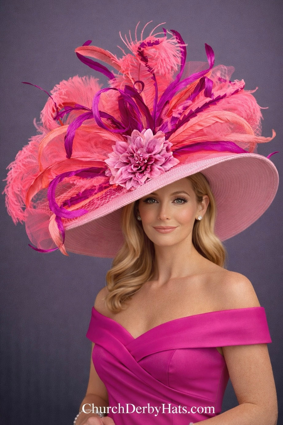 Michelle Pink - Kentucky Derby Hat