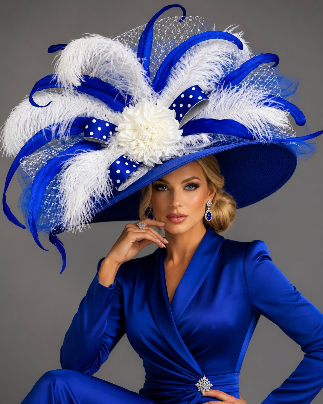Kentucky Blue - Church Derby Hat