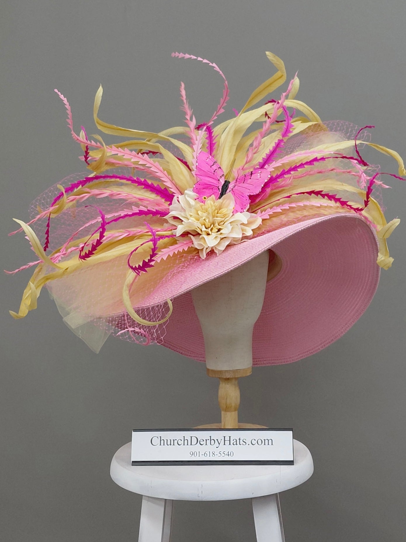 June Butterfly - Kentucky Derby Hat