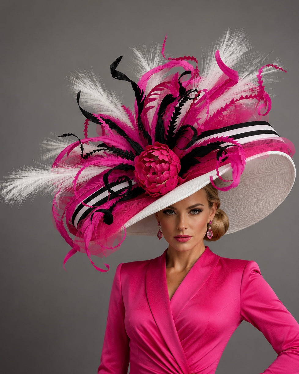 Eliza Pink - Kentucky Derby Hat