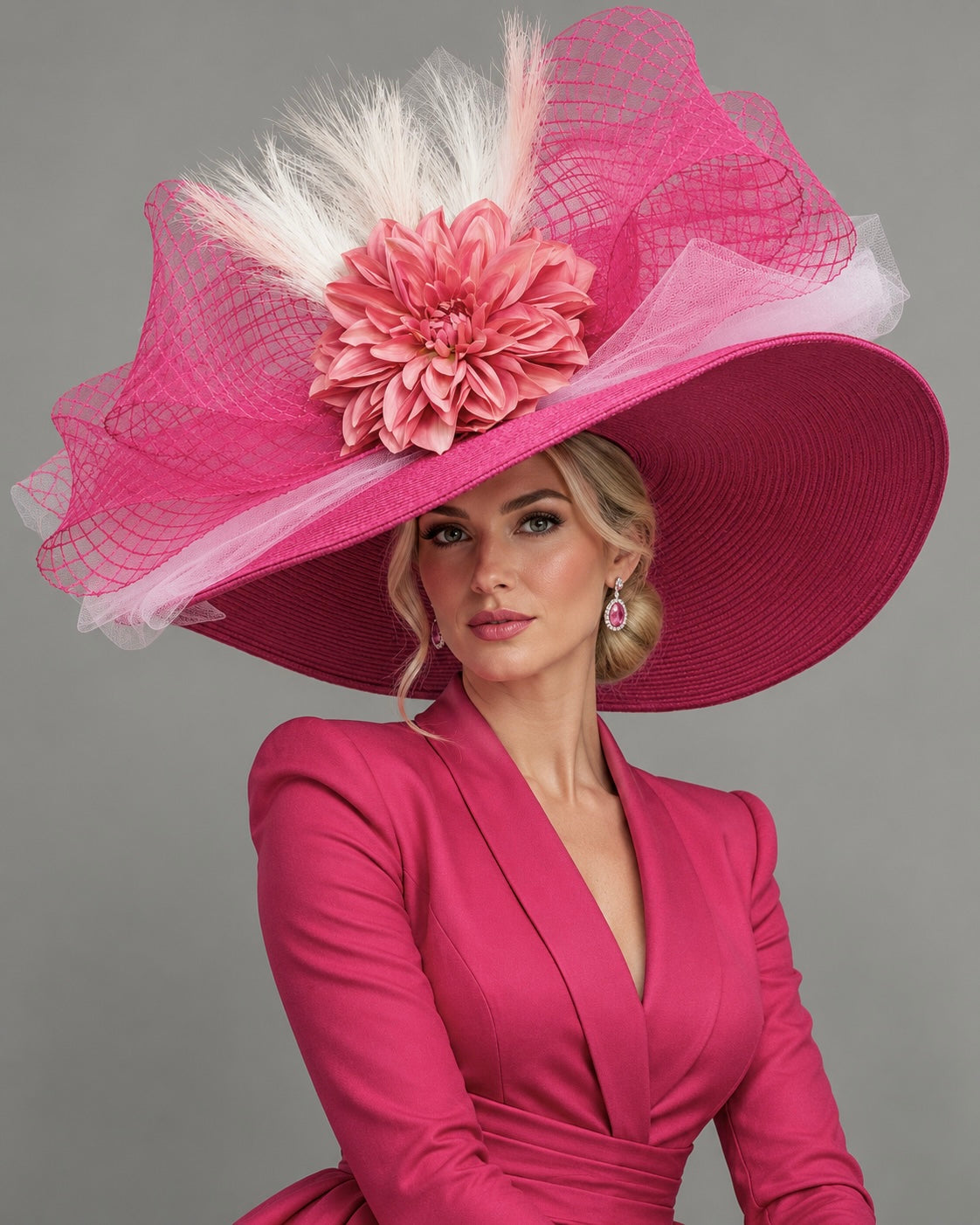 Bend and Snap  - Kentucky Derby Hat - Church Hat
