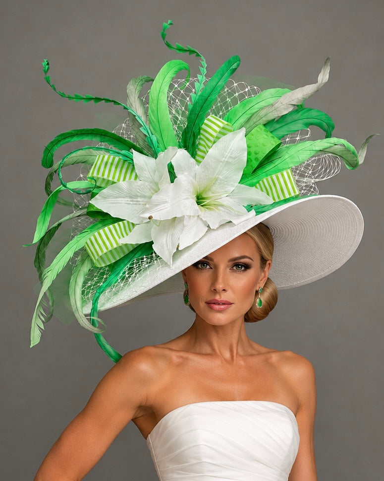 Lucky - Kentucky Derby Hat - Church Derby Hat