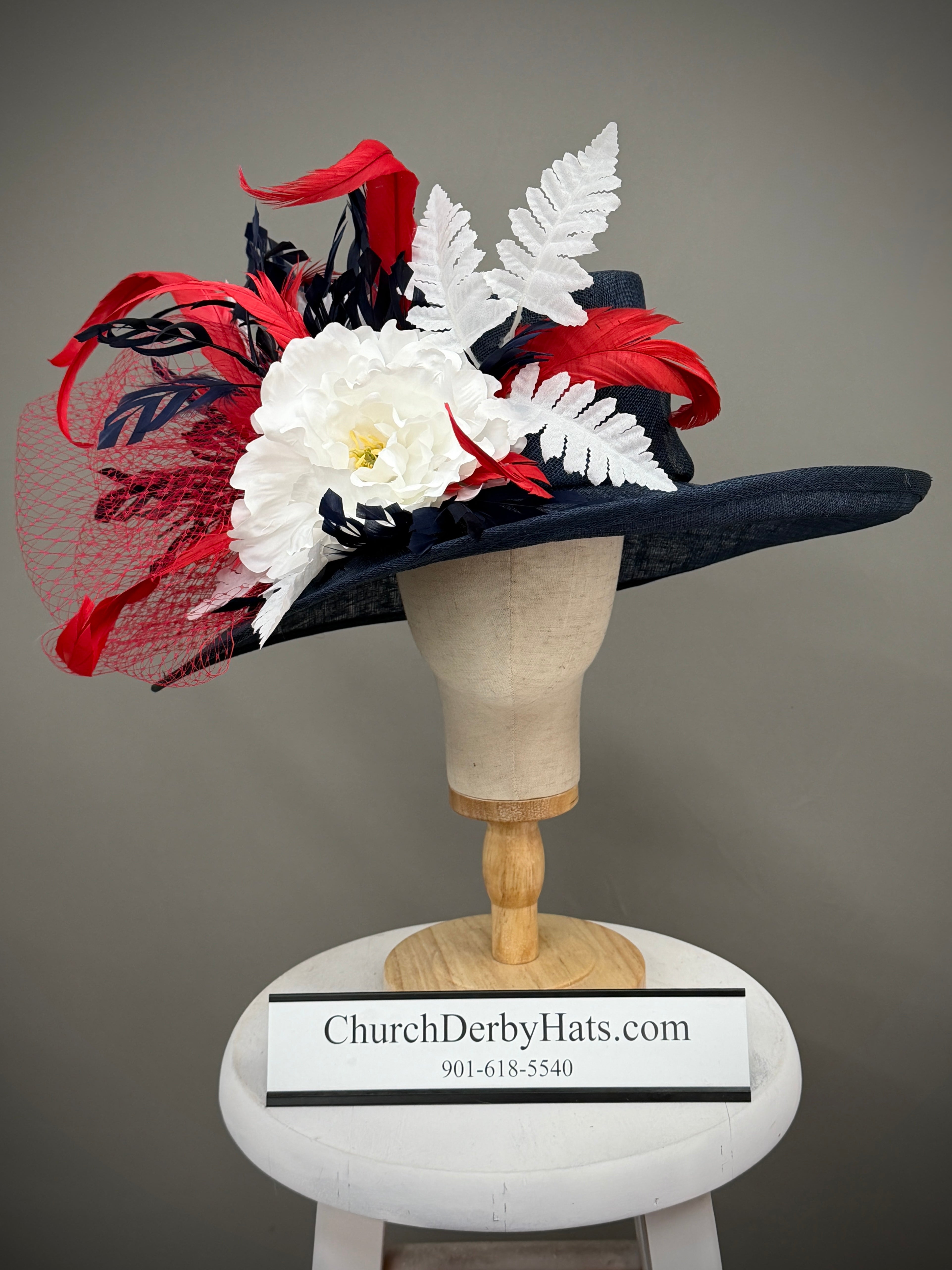 Betsy Ross - Dress Sinamay Hat
