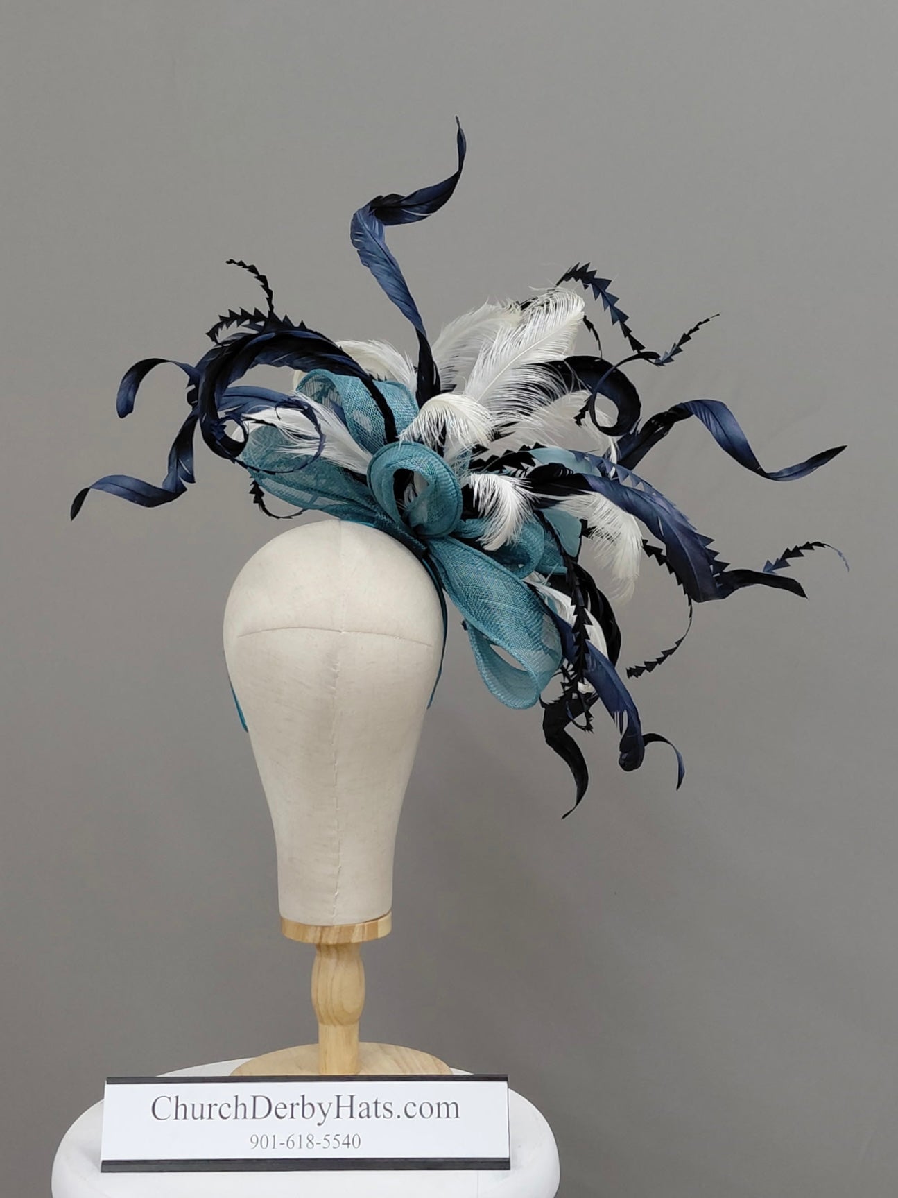 Marina Fascinator - Church Derby Hat