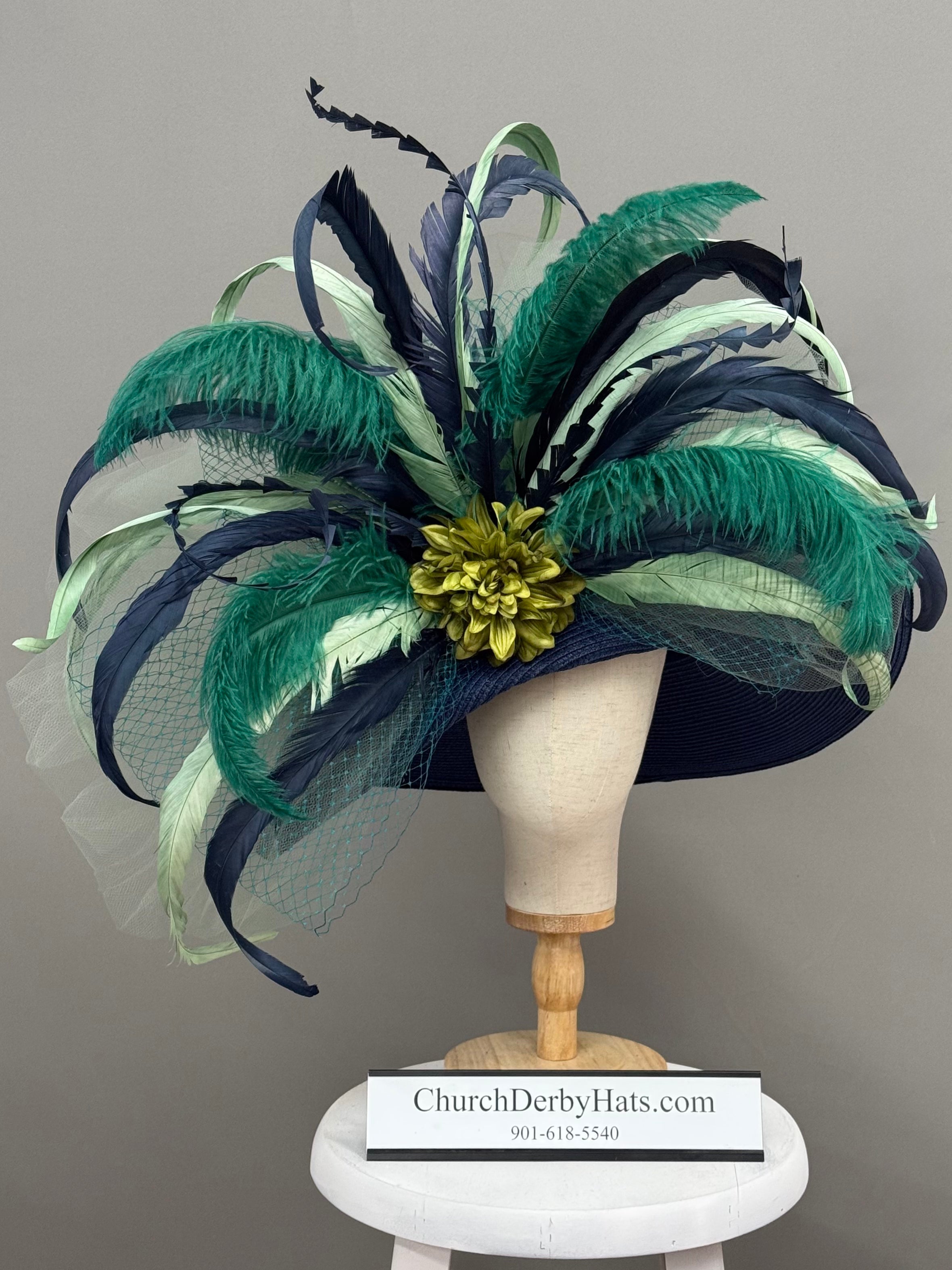 Esmeralda Navy Green