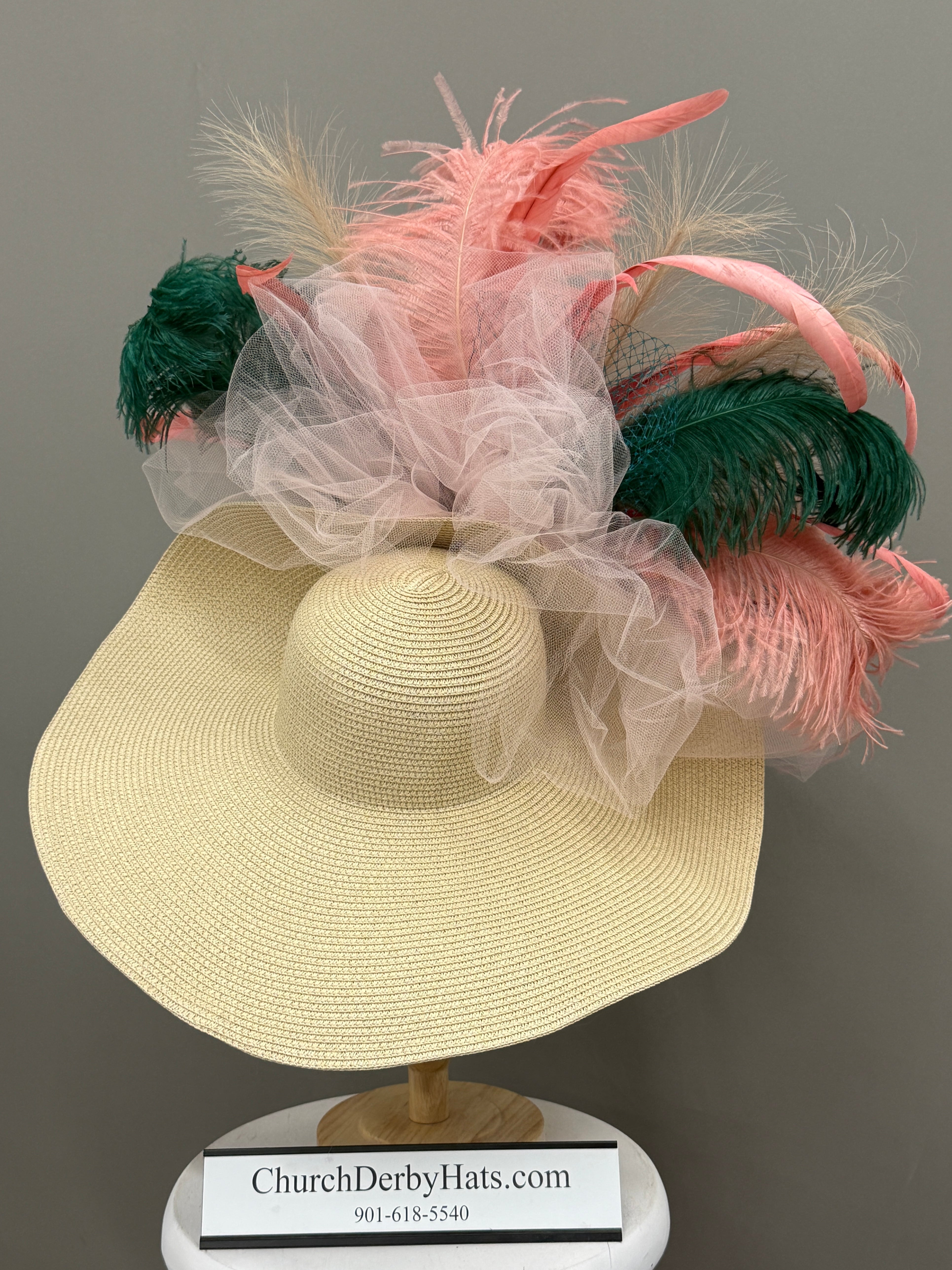 Coralina - Kentucky Derby Hat